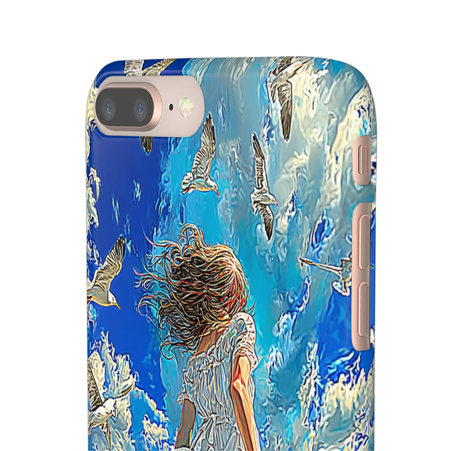 Dreamy Seaside Snap Case, Ocean Waves Phone Cover, Summer Vibe Gift, Cute Aesthetic Accessory, Beach Lover Case