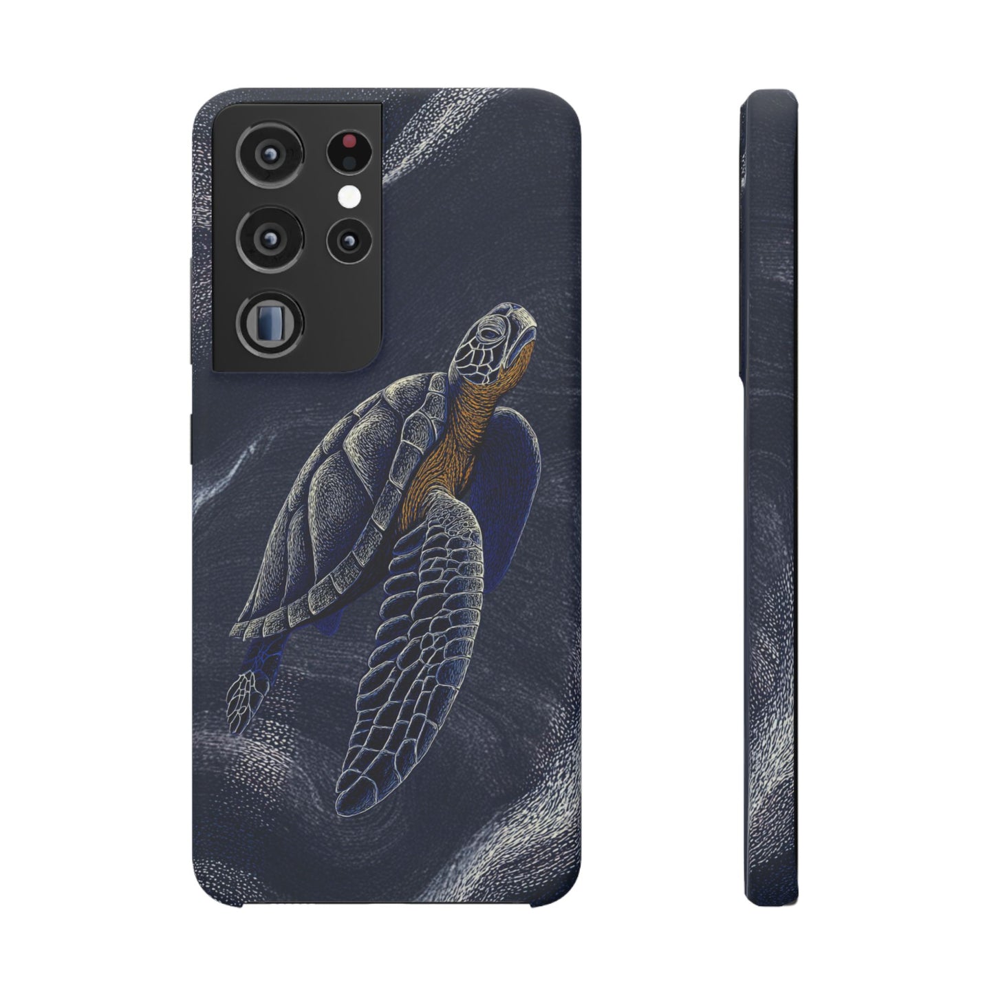 Marine Turtle Snap Case for Nature Lovers Phone Covers For Iphones and Samsungs Customization