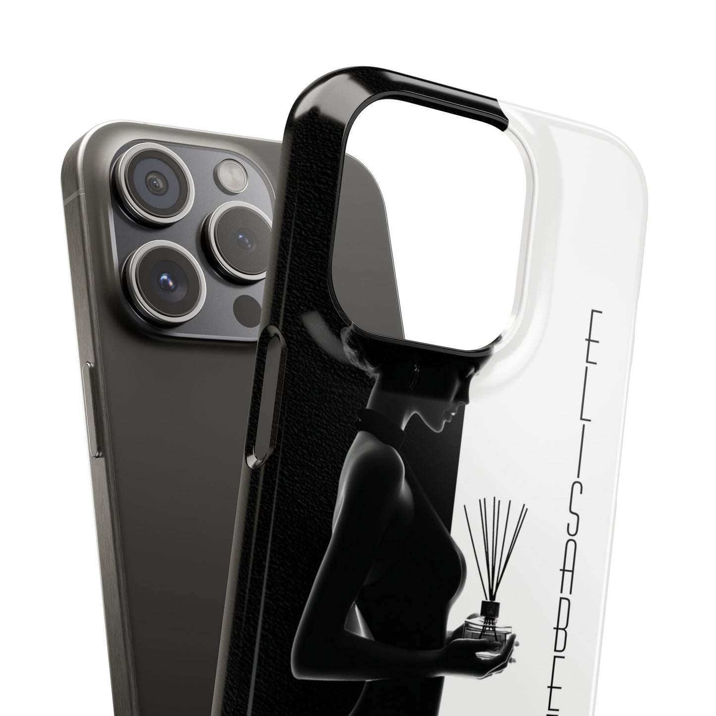Custom Black and White Snap Case for Women Phone Cover for iPhone and Samsung