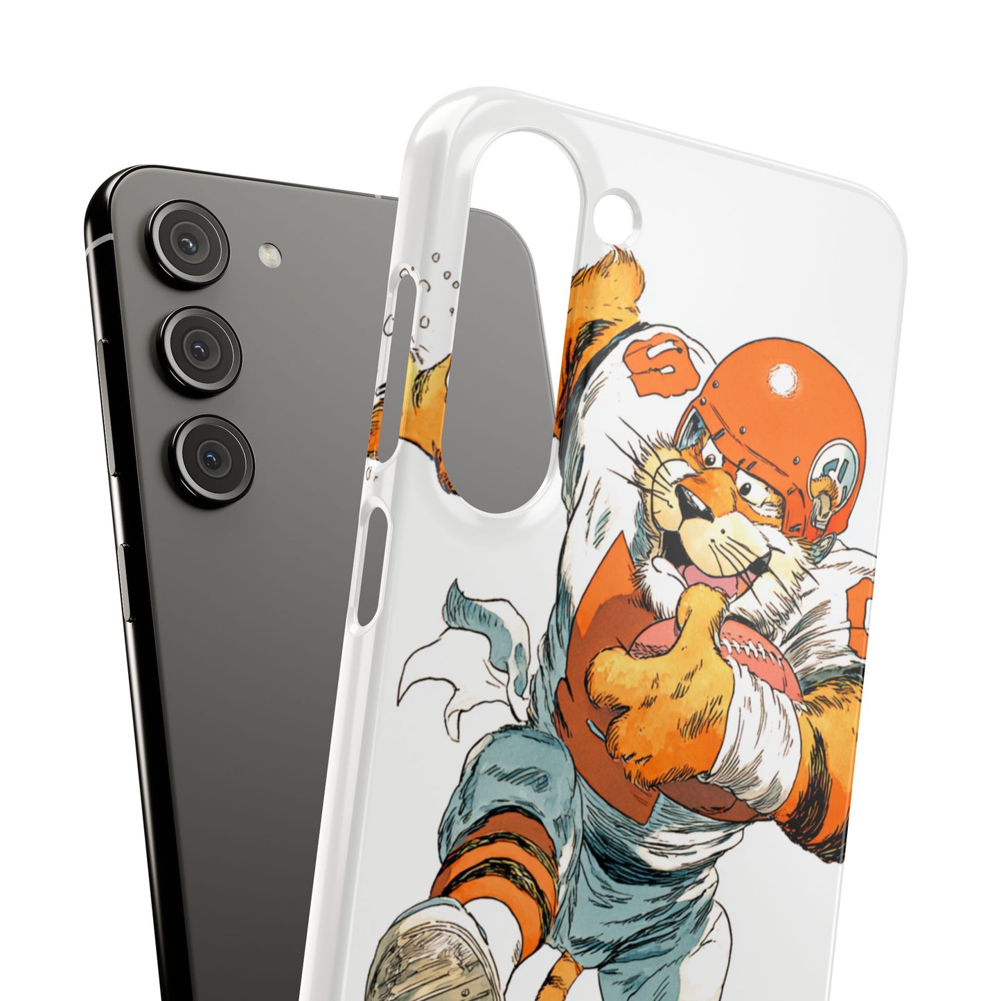 Cincinnati Bengals Snap Cases, Football Fans Phone Case, Tiger Cartoon Art Design, Football Lover Gift, Protective Phone Cover