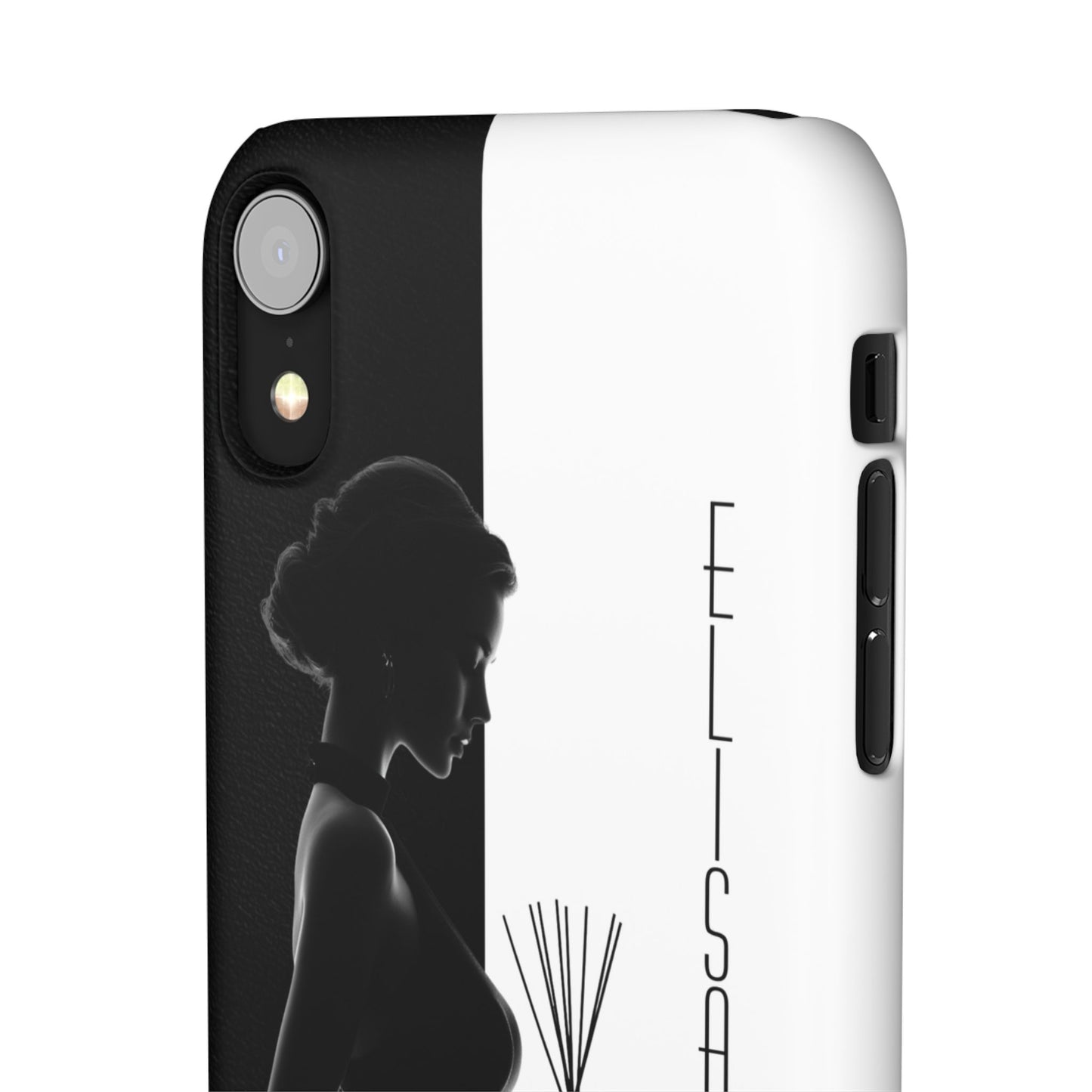 Custom Black and White Snap Case for Women Phone Cover for iPhone and Samsung