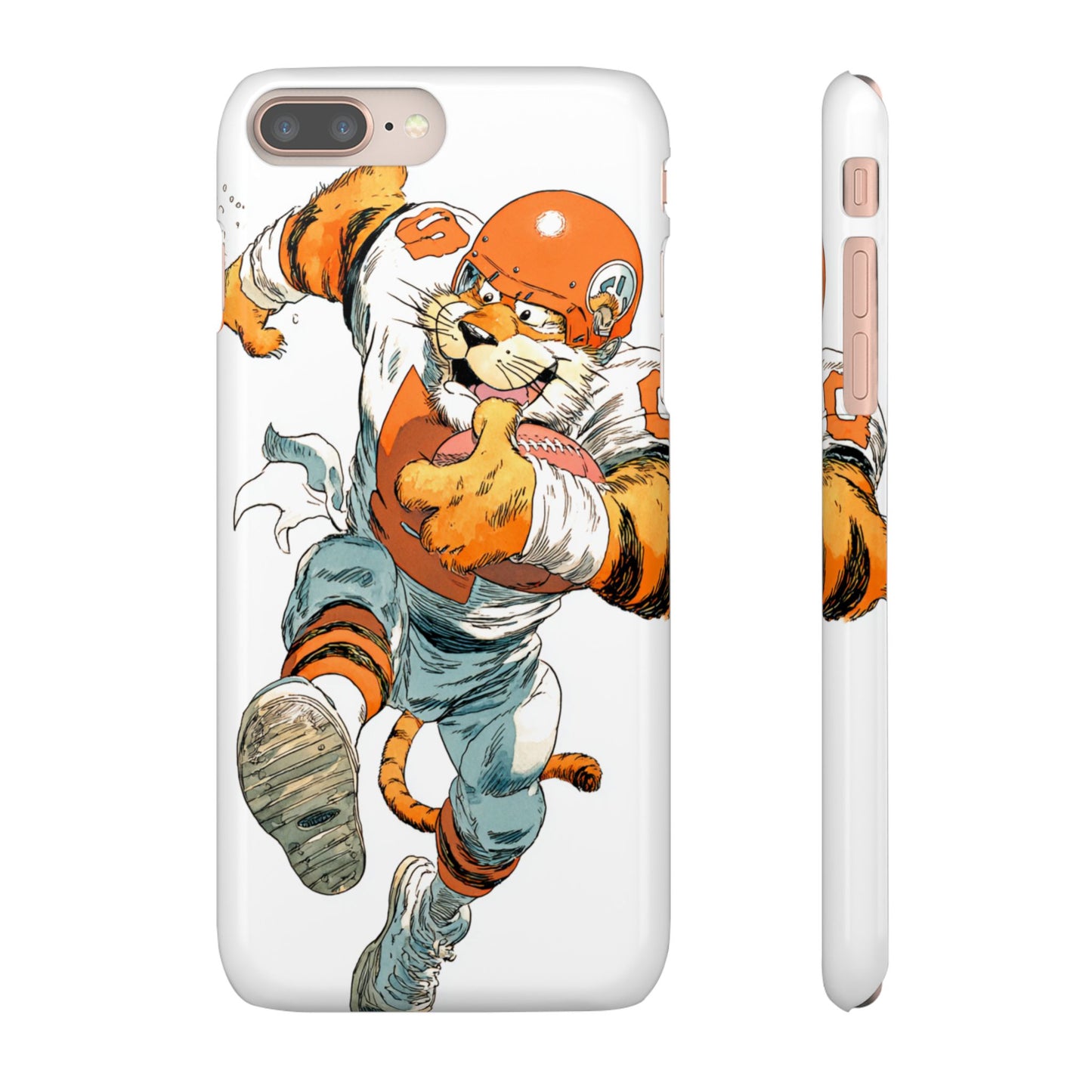 Cincinnati Bengals Snap Cases, Football Fans Phone Case, Tiger Cartoon Art Design, Football Lover Gift, Protective Phone Cover