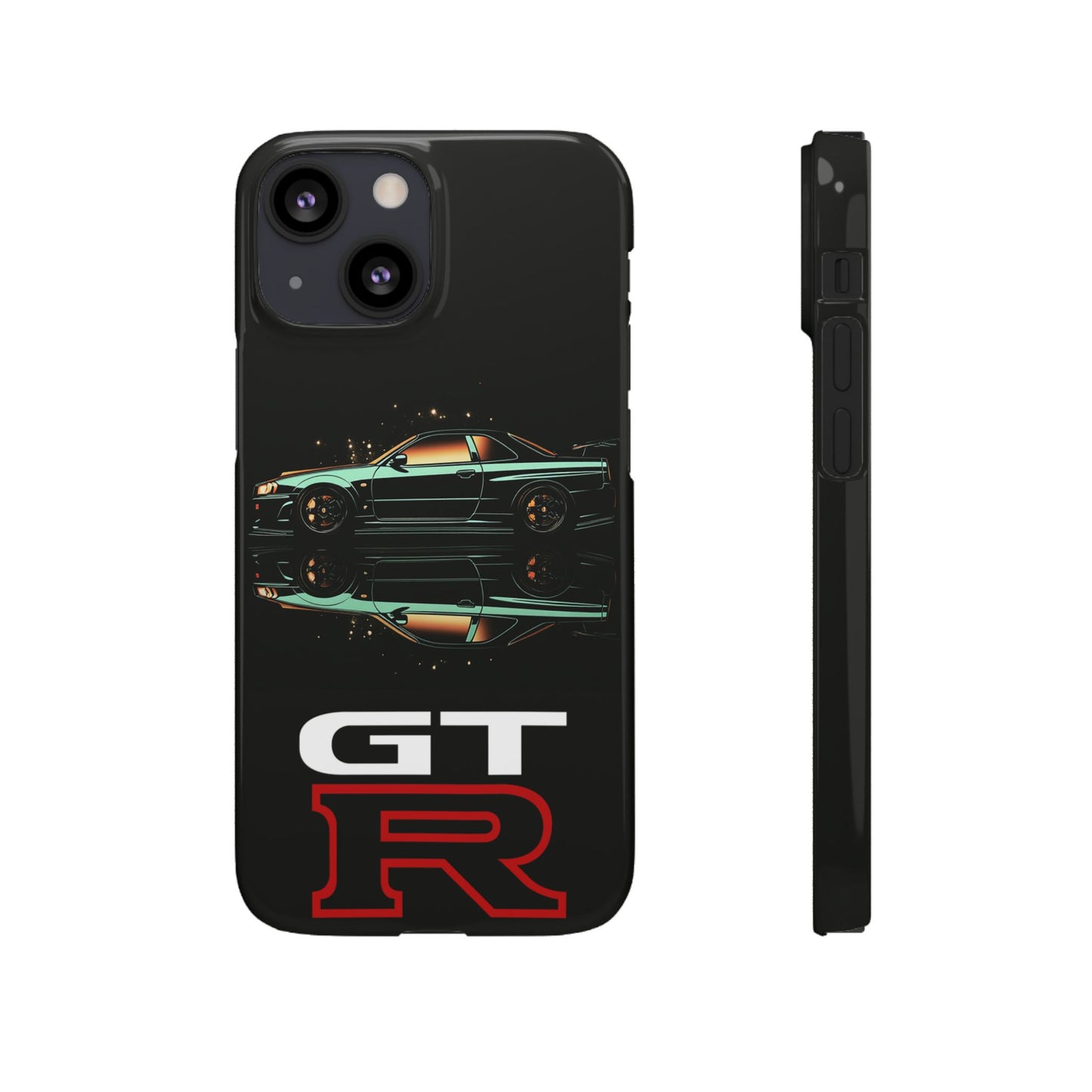 Green Skyleine R34 GTR Art Snap Case and Protective Phone Cover For iPhone and Samsung