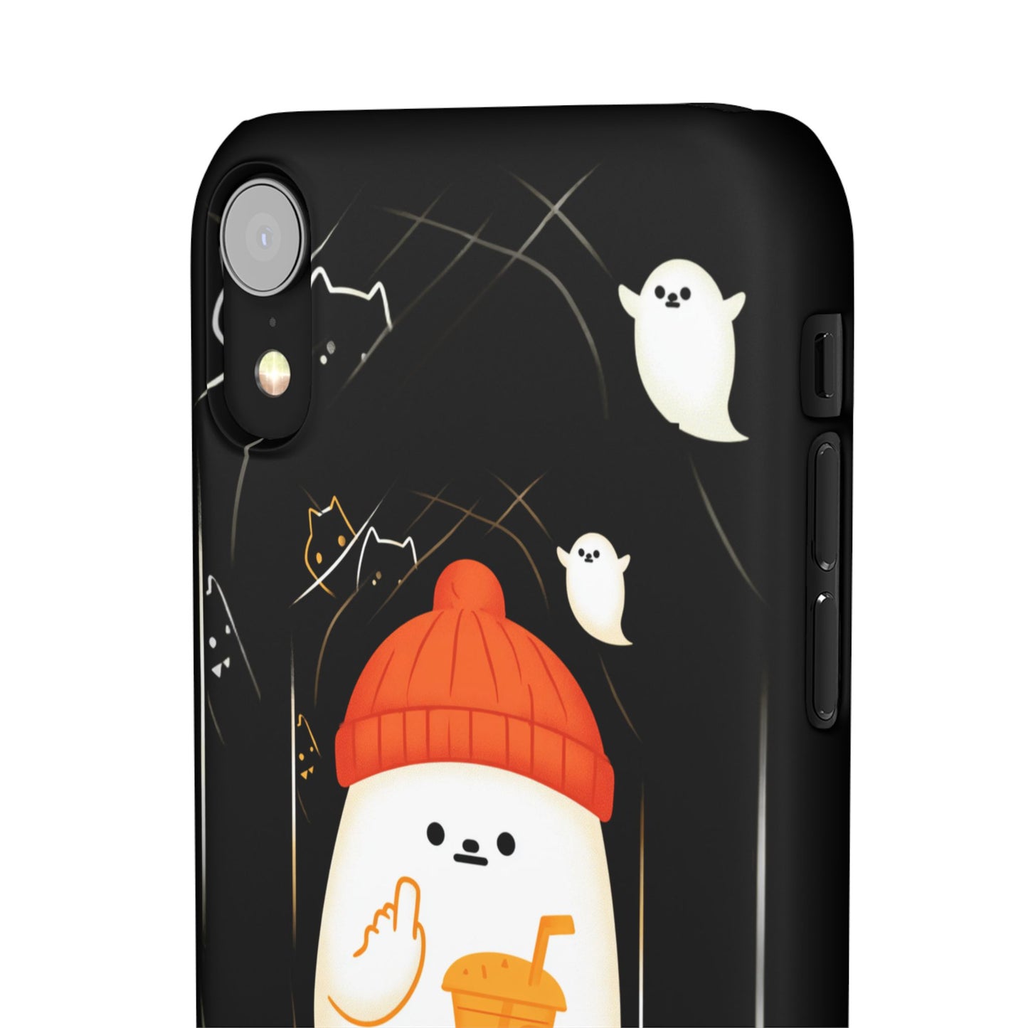 Spook You Halloween Ghost Snap Case Kawaii Protective Phone Cover for iPhone and Samsung