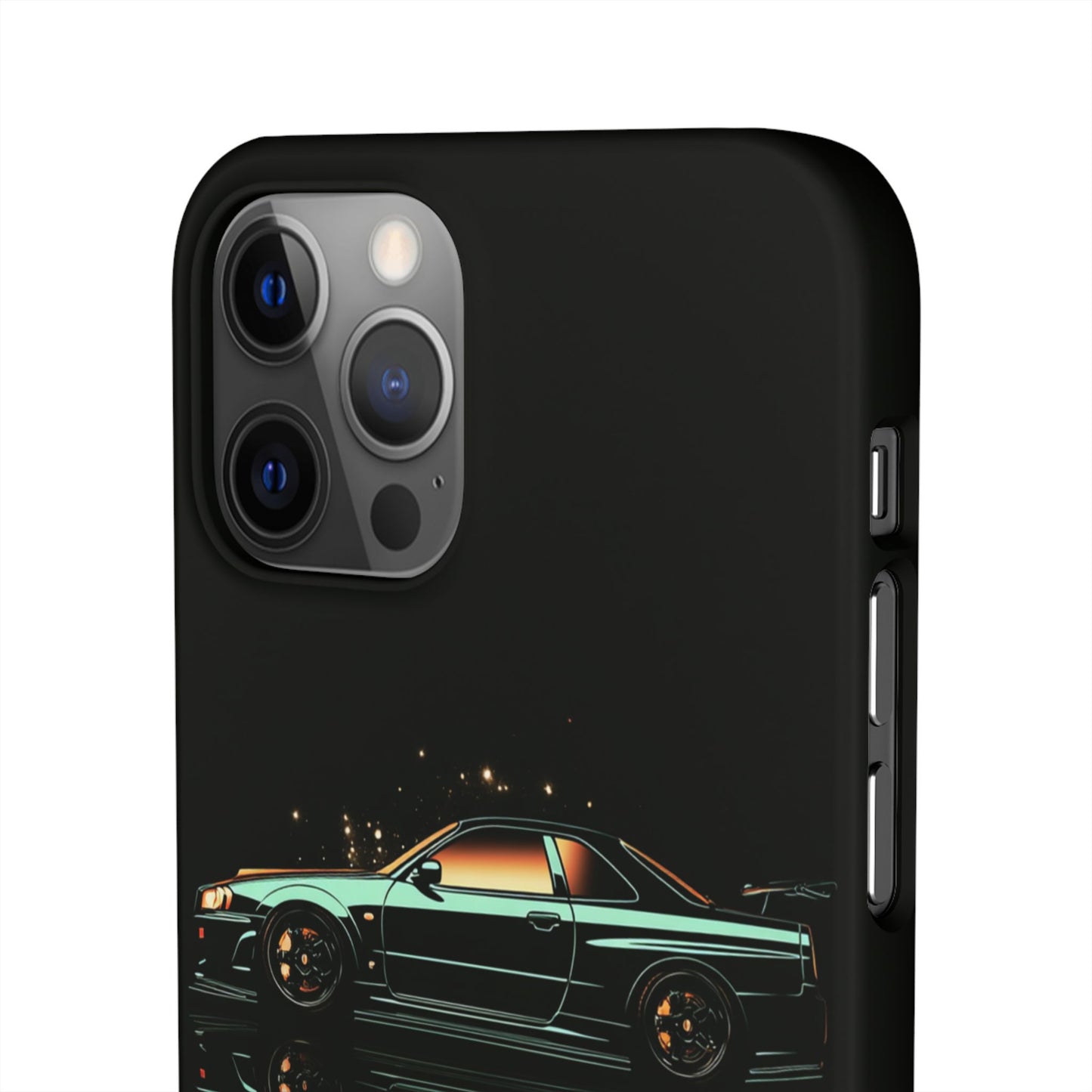 Green Skyleine R34 GTR Art Snap Case and Protective Phone Cover For iPhone and Samsung