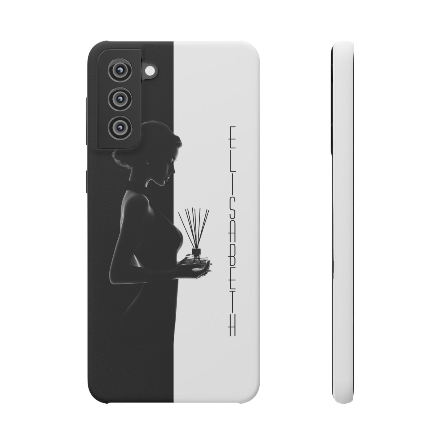 Custom Black and White Snap Case for Women Phone Cover for iPhone and Samsung