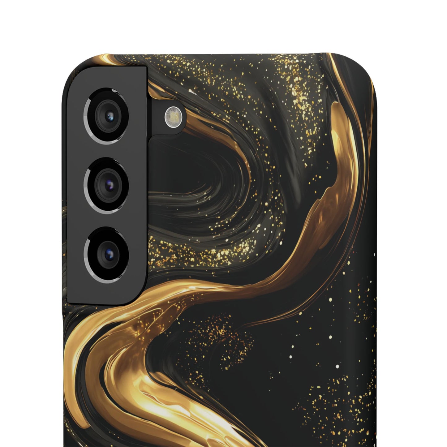 Elegant Gold Swirl Snap Case - Stylish Phone Cover, Modern Accessory, Gift for Her, Luxe Phone Case, Trendy Decor