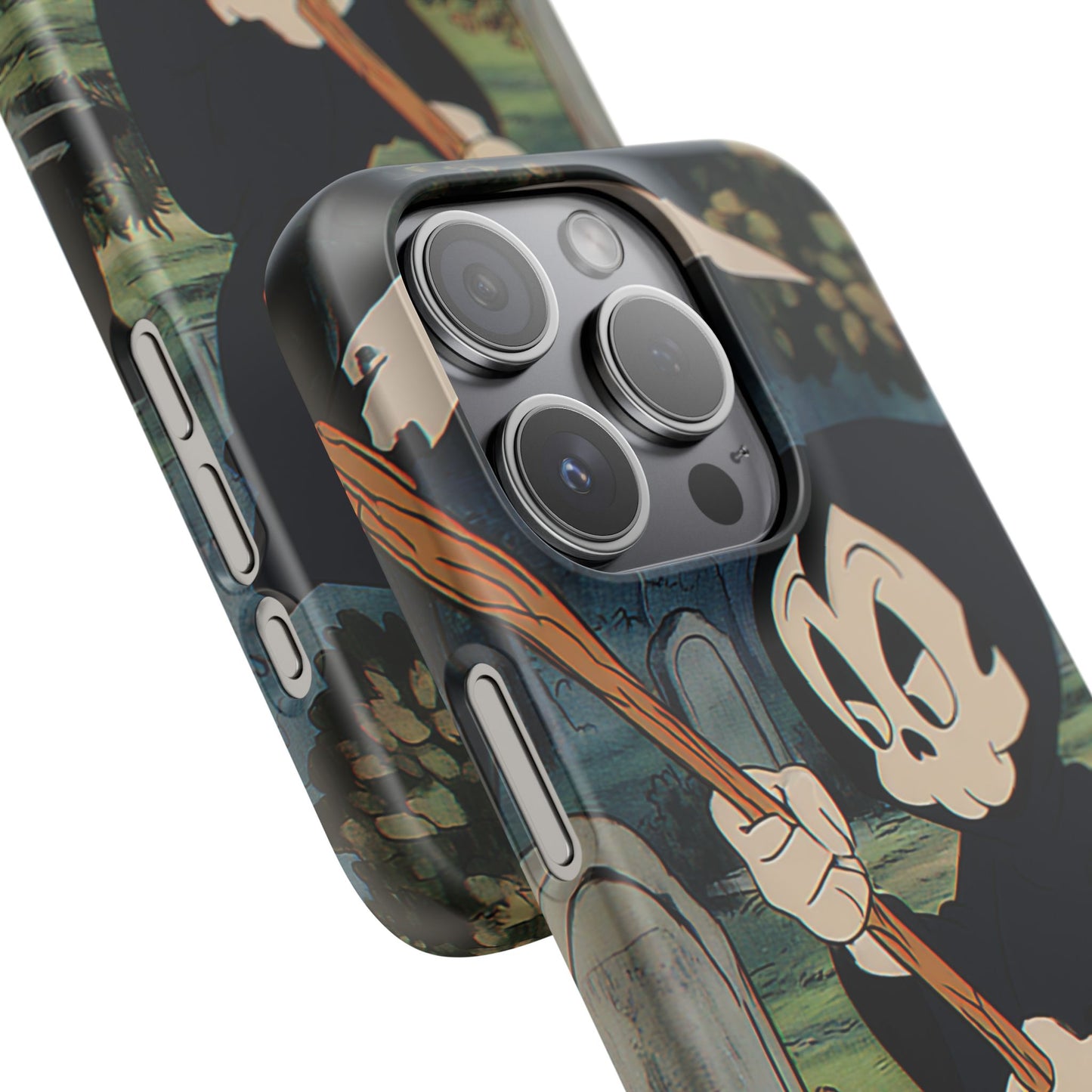 Grim Reaper Snap Case, Halloween Phone Case, Cute Death Phone Cover, Spooky Accessories, Unique Phone Protector