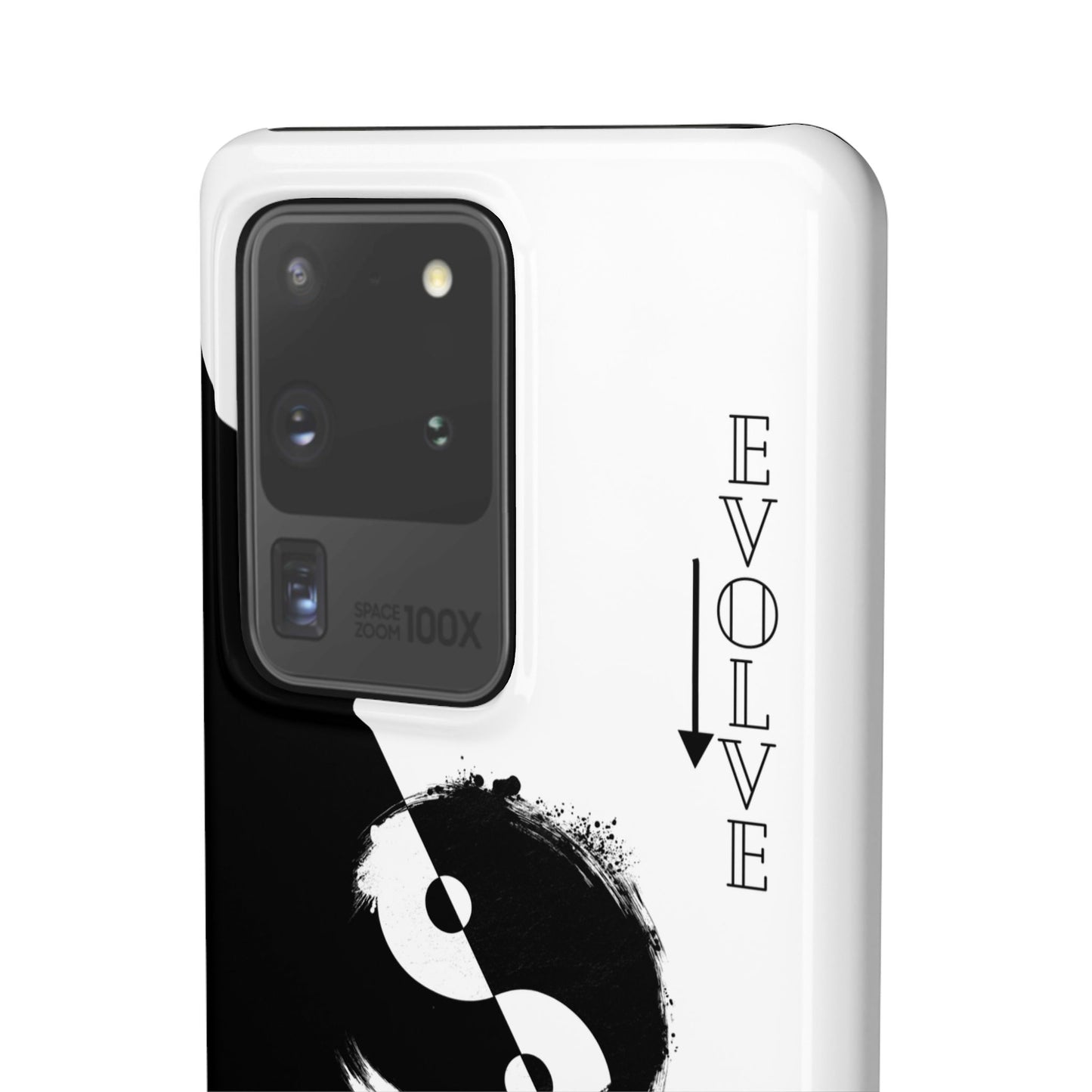 Yin Yang Evolve Black and White Snap Case Cover for iPhone and Samsung
