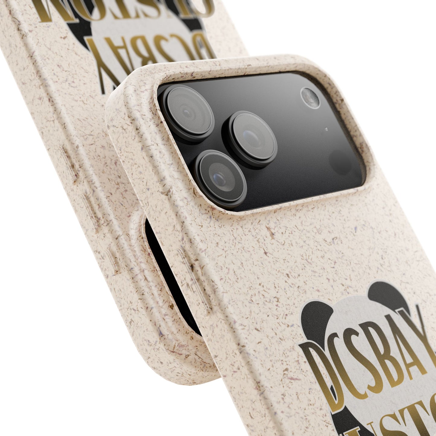 Biodegradable Panda Phone Case — Eco-Friendly Customizable iPhone Cover