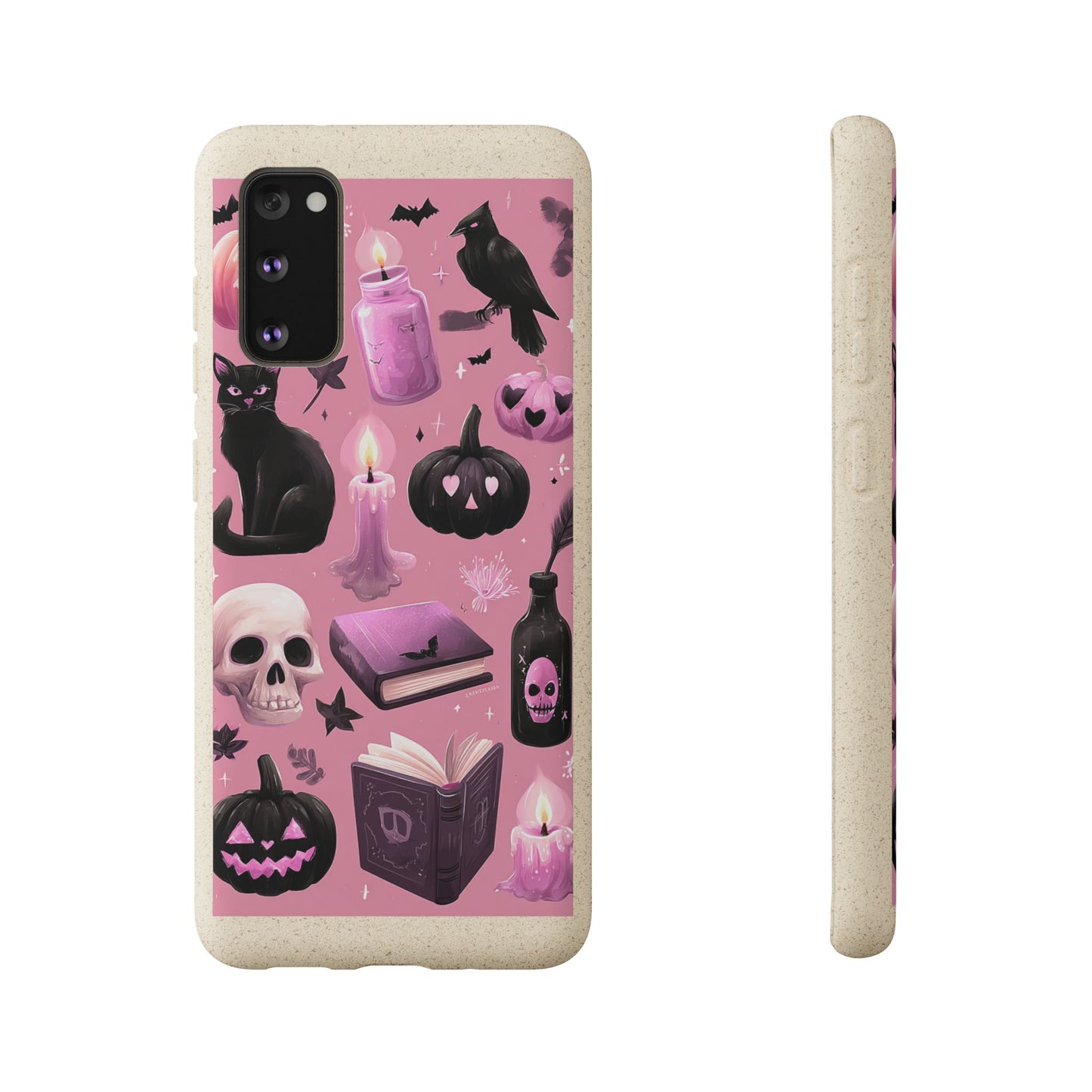 Halloween-Inspired Biodegradable Phone Case, Eco-Friendly Cell Phone Cover, Cute Goth Aesthetic Gift, Sustainable Halloween Decor, [...]