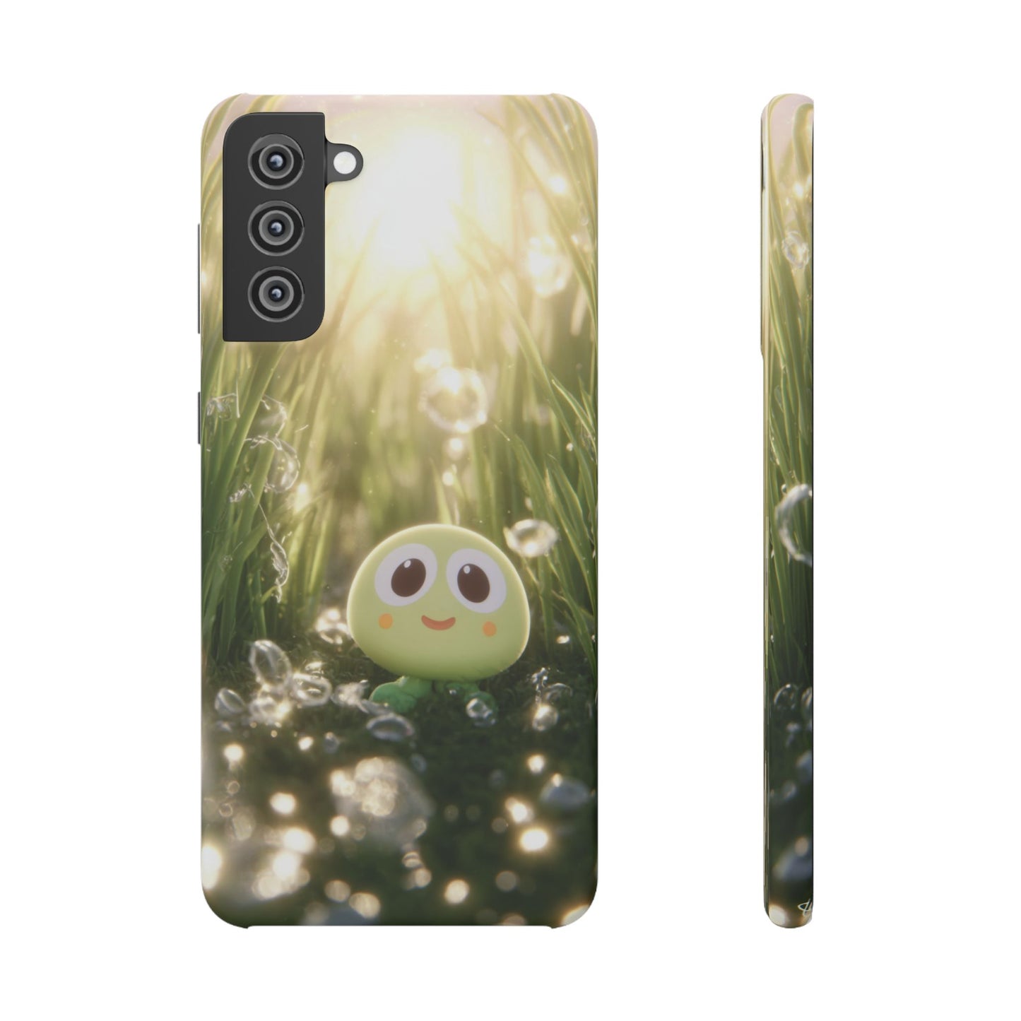 Cute Nature-Inspired Snap Case, Cartoon Phone Cover, Eco-Friendly Gift, Fun Accessory, Personalized Phone Case, Nature Lover's Gift