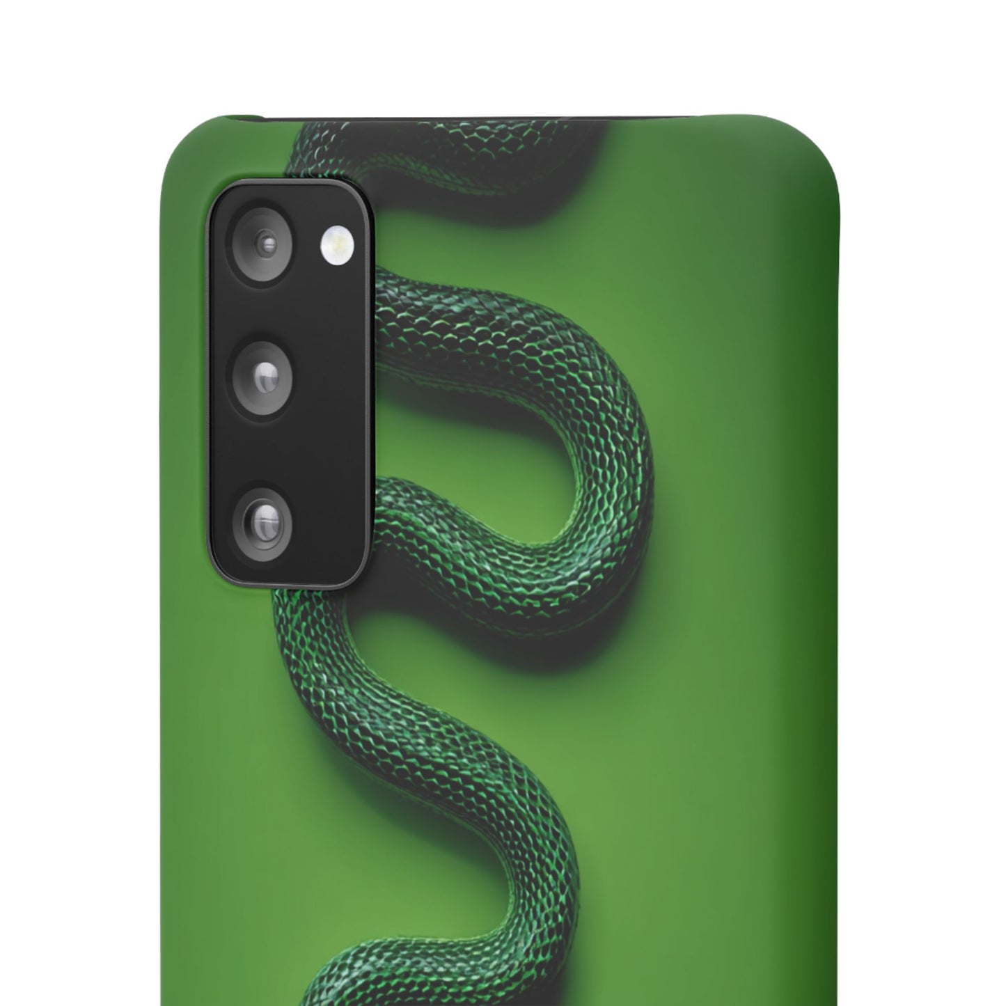 Green Snake Snap Case for iPhone, Stylish Phone Cover, Unique Gift, Trendy Accessory, Birthday, Nature Lover's Phone Case