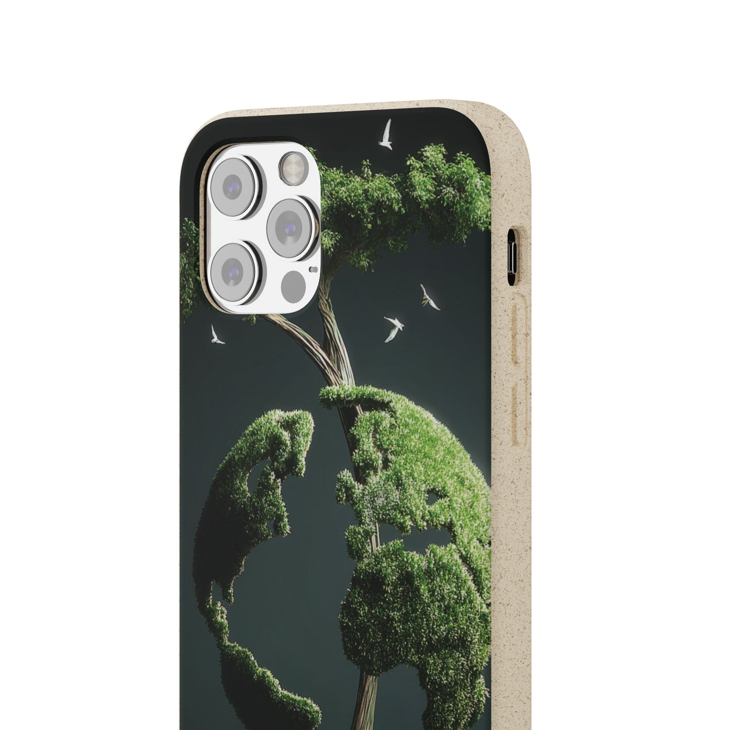 Eco-Friendly Phone Case with Nature Design, Sustainable iPhone Cover, Biodegradable Cellphone Accessories, Green Earth Gift, Earth Day [...]