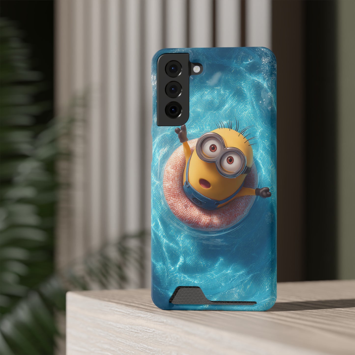 Minion Phone Case with Card Holder, Fun and Functional Accessory for Kids, Smartphone Case, Gift for Minion Fans, Unique Mobile Cover, [...]