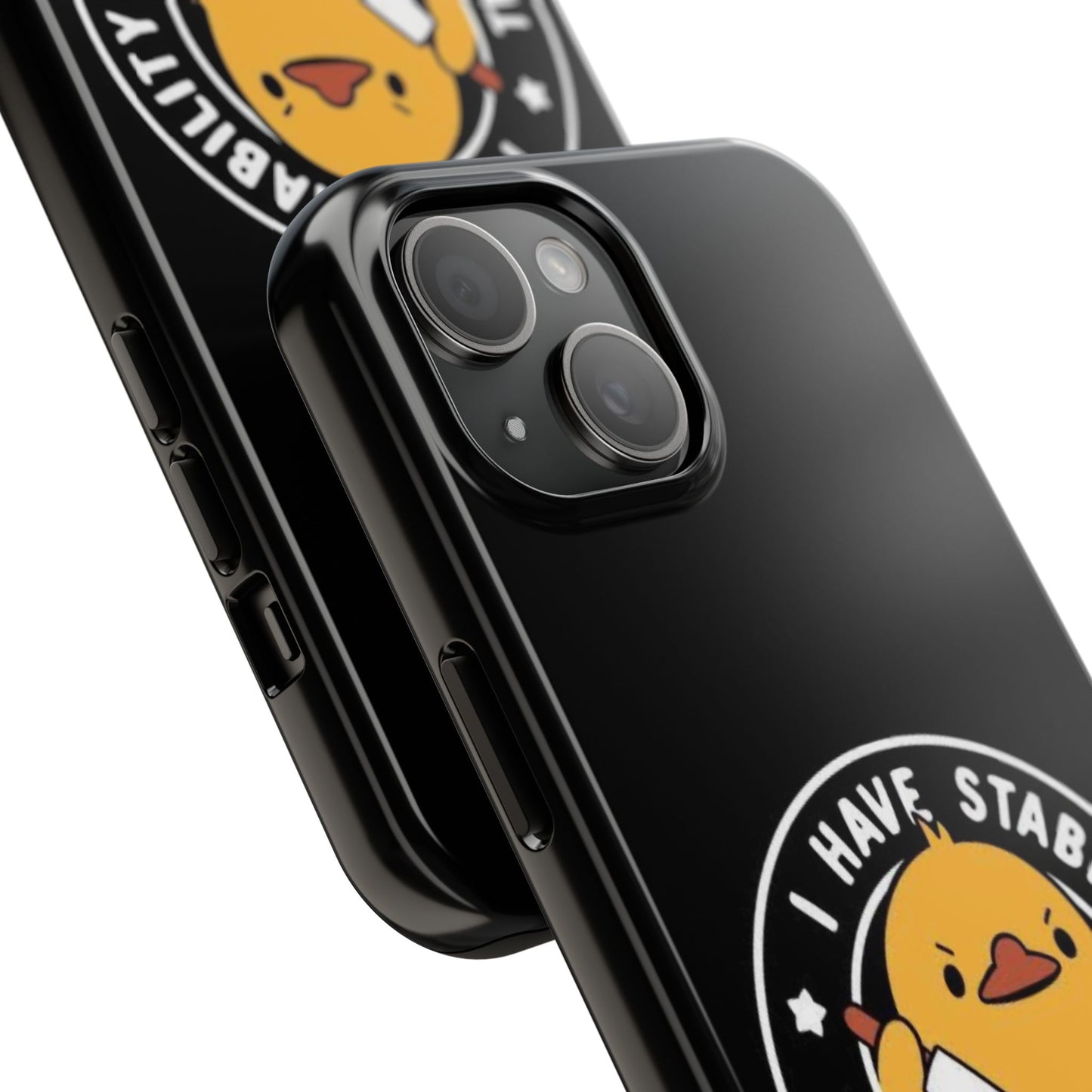 Funny Duck iPhone 17 Tough Phone Case | Cute Cartoon Duck, Protective Hard Shell