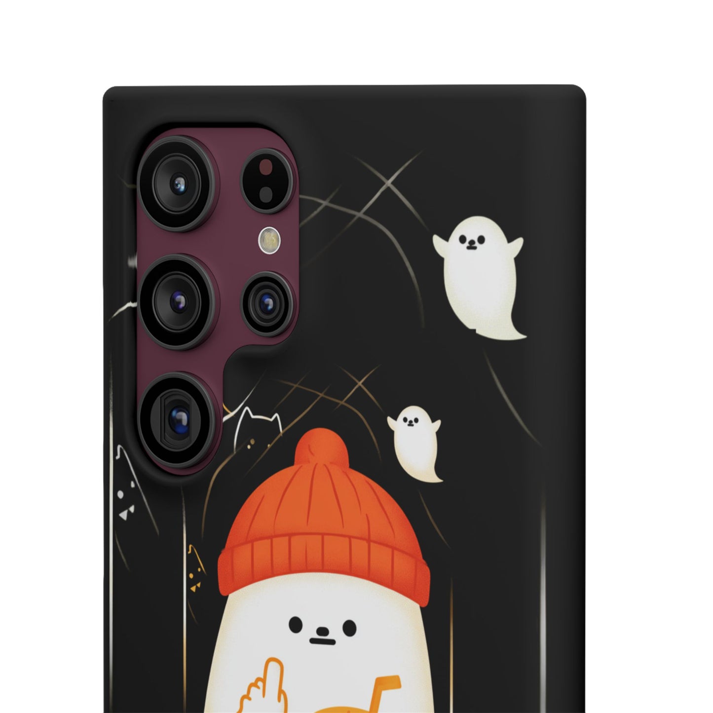 Spook You Halloween Ghost Snap Case Kawaii Protective Phone Cover for iPhone and Samsung