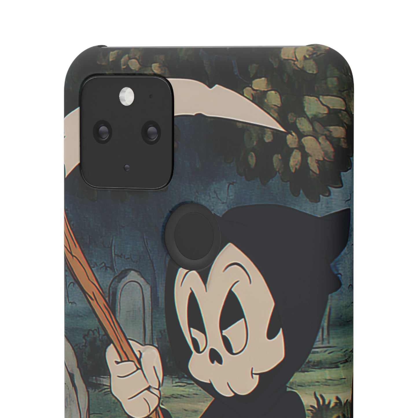 Grim Reaper Snap Case, Halloween Phone Case, Cute Death Phone Cover, Spooky Accessories, Unique Phone Protector