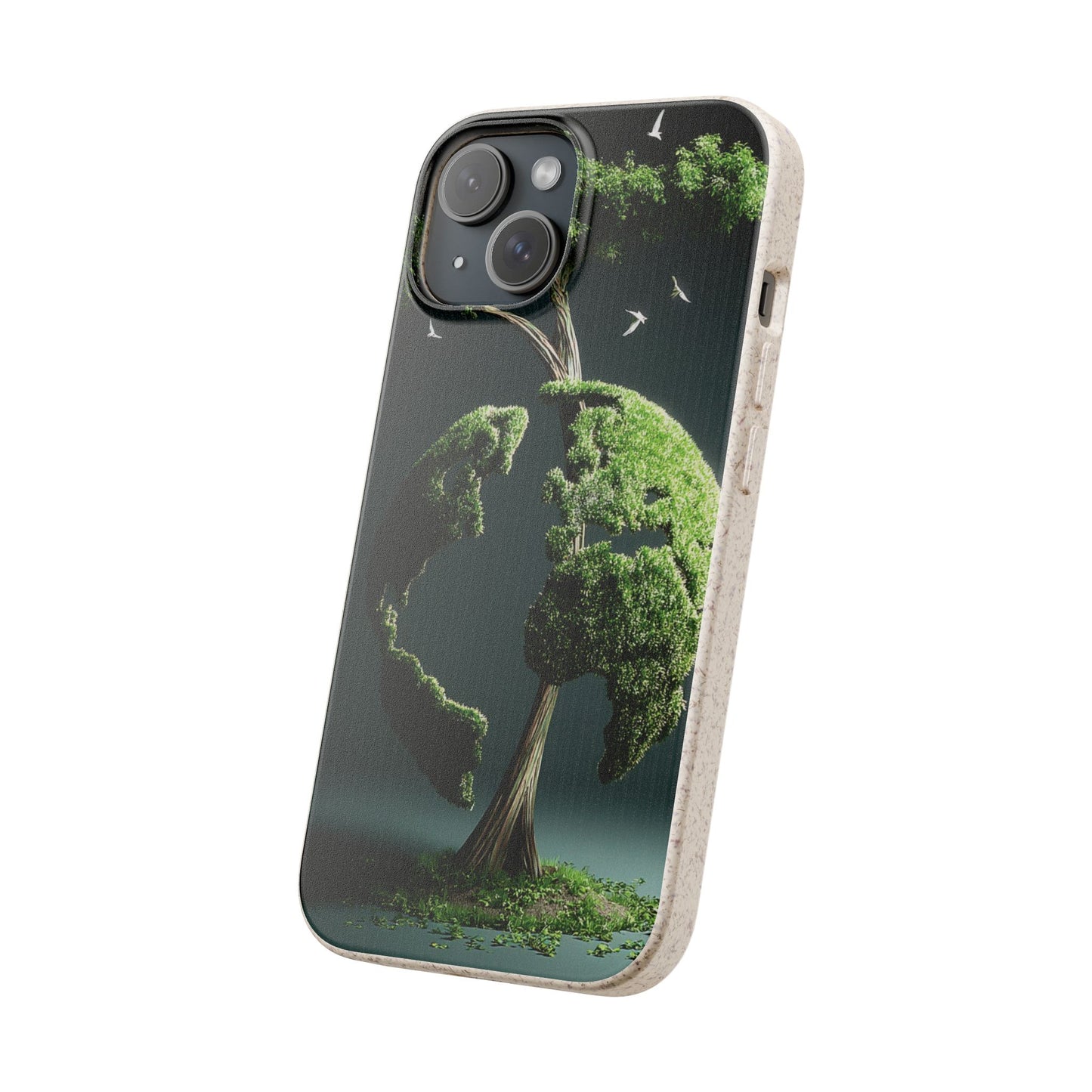 Eco-Friendly Phone Case with Nature Design, Sustainable iPhone Cover, Biodegradable Cellphone Accessories, Green Earth Gift, Earth Day [...]