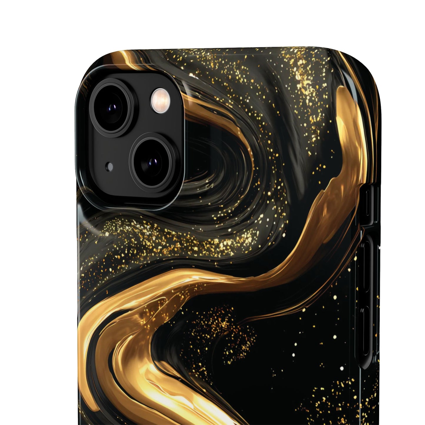 Elegant Gold Swirl Snap Case - Stylish Phone Cover, Modern Accessory, Gift for Her, Luxe Phone Case, Trendy Decor