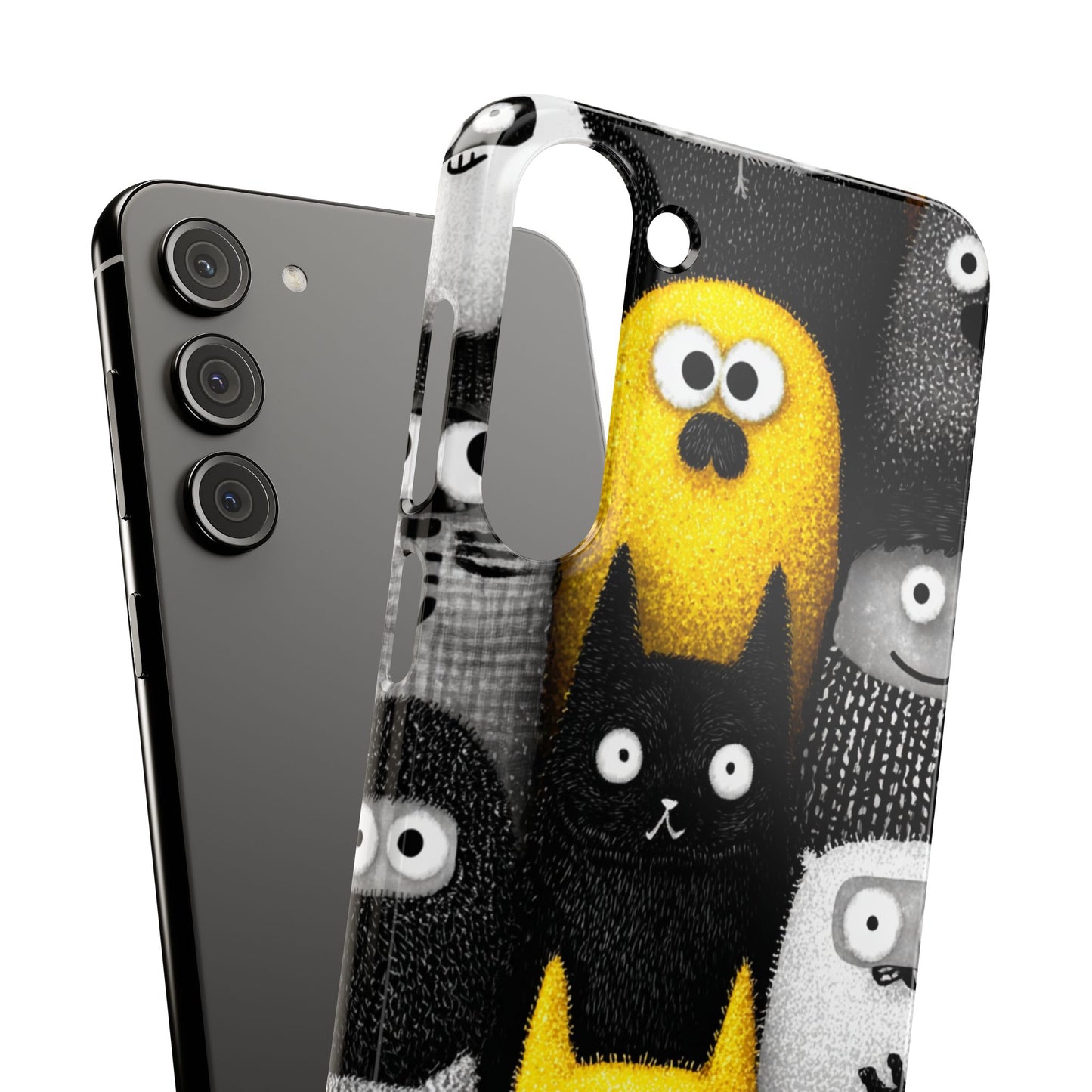 Colorful Character Snap Cases, Cute Phone Cover, Unique Gift for Kids, Fun Accessory, Perfect for Birthdays, Holidays