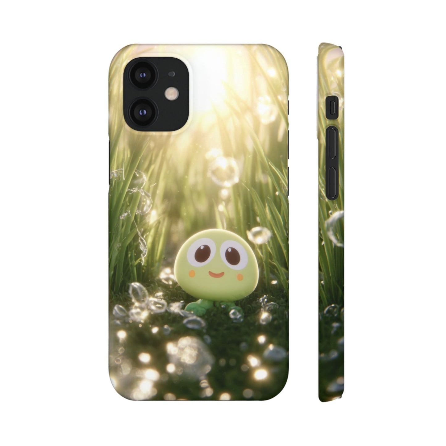 Cute Nature-Inspired Snap Case, Cartoon Phone Cover, Eco-Friendly Gift, Fun Accessory, Personalized Phone Case, Nature Lover's Gift