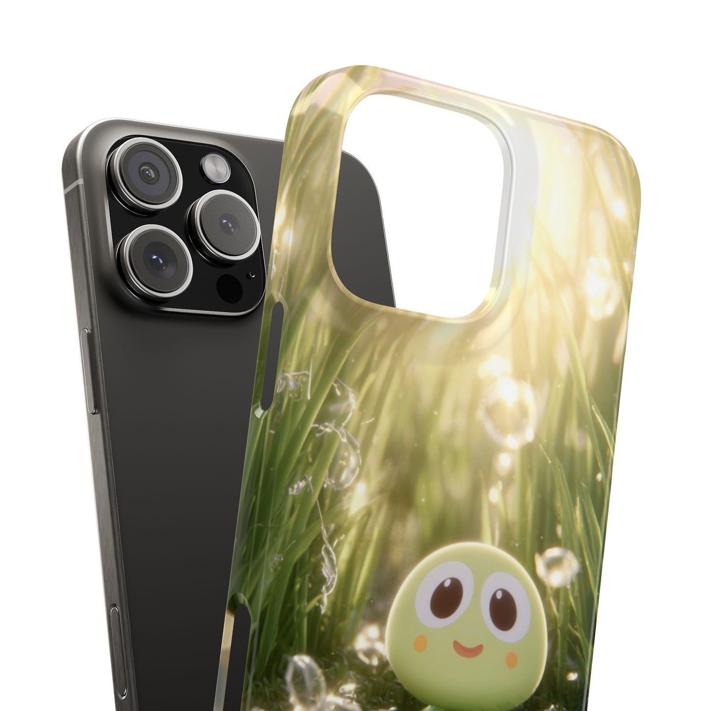 Cute Nature-Inspired Snap Case, Cartoon Phone Cover, Eco-Friendly Gift, Fun Accessory, Personalized Phone Case, Nature Lover's Gift