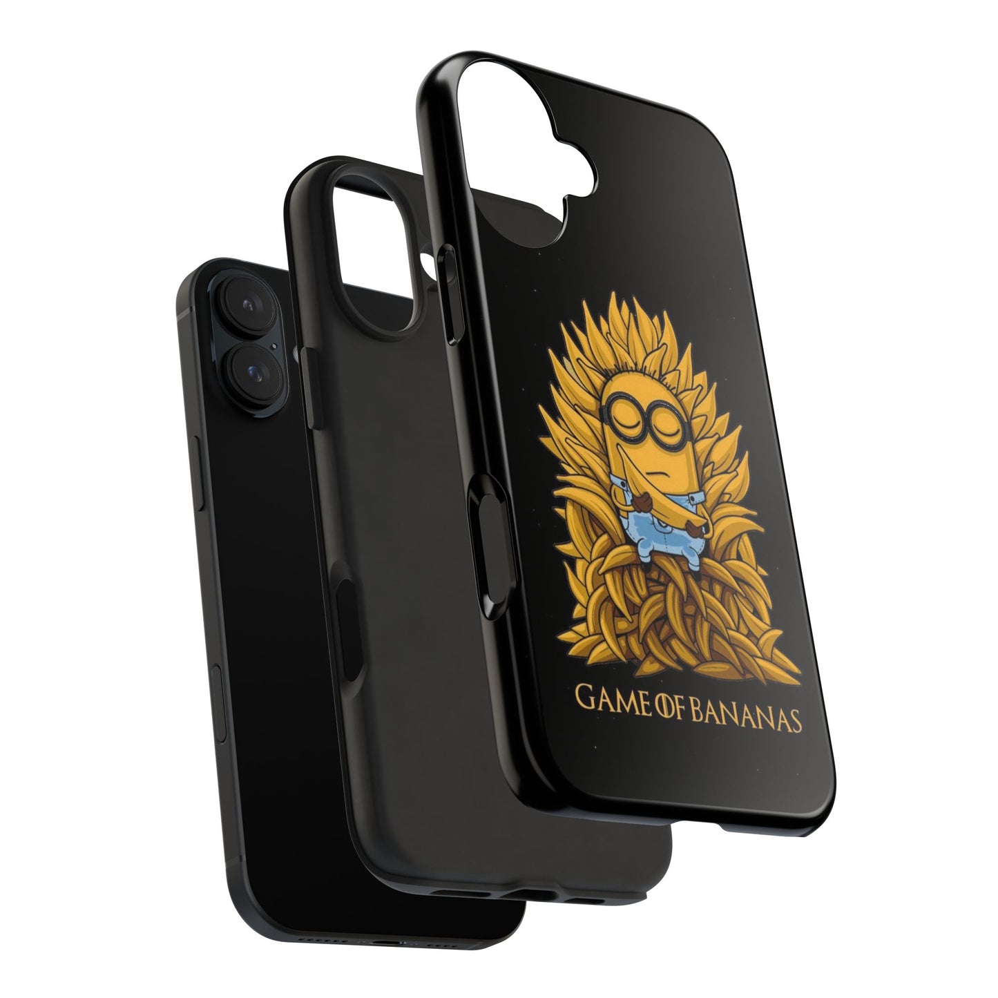 Game of BANANAS iPhone 17 Tough Phone Case | Vintage Black