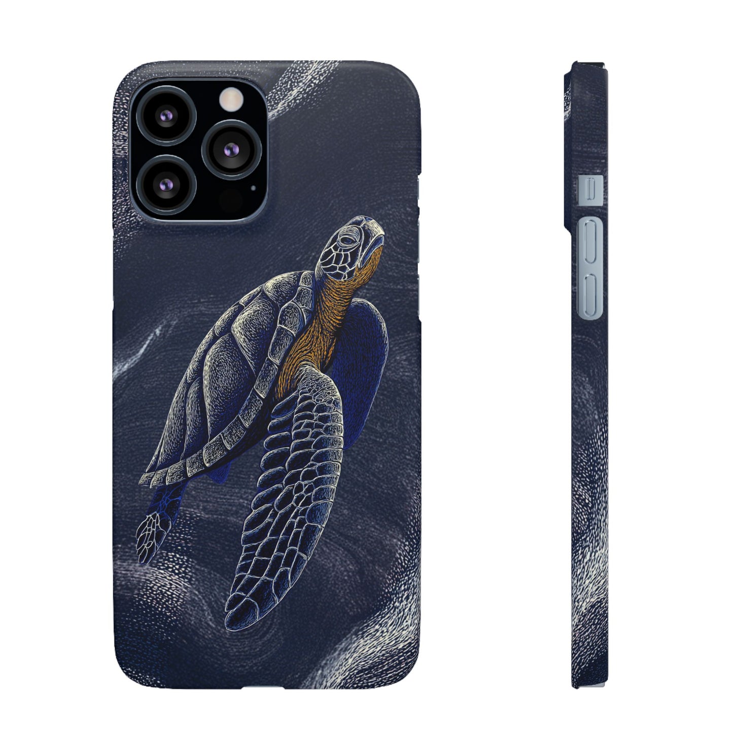 Marine Turtle Snap Case for Nature Lovers Phone Covers For Iphones and Samsungs Customization