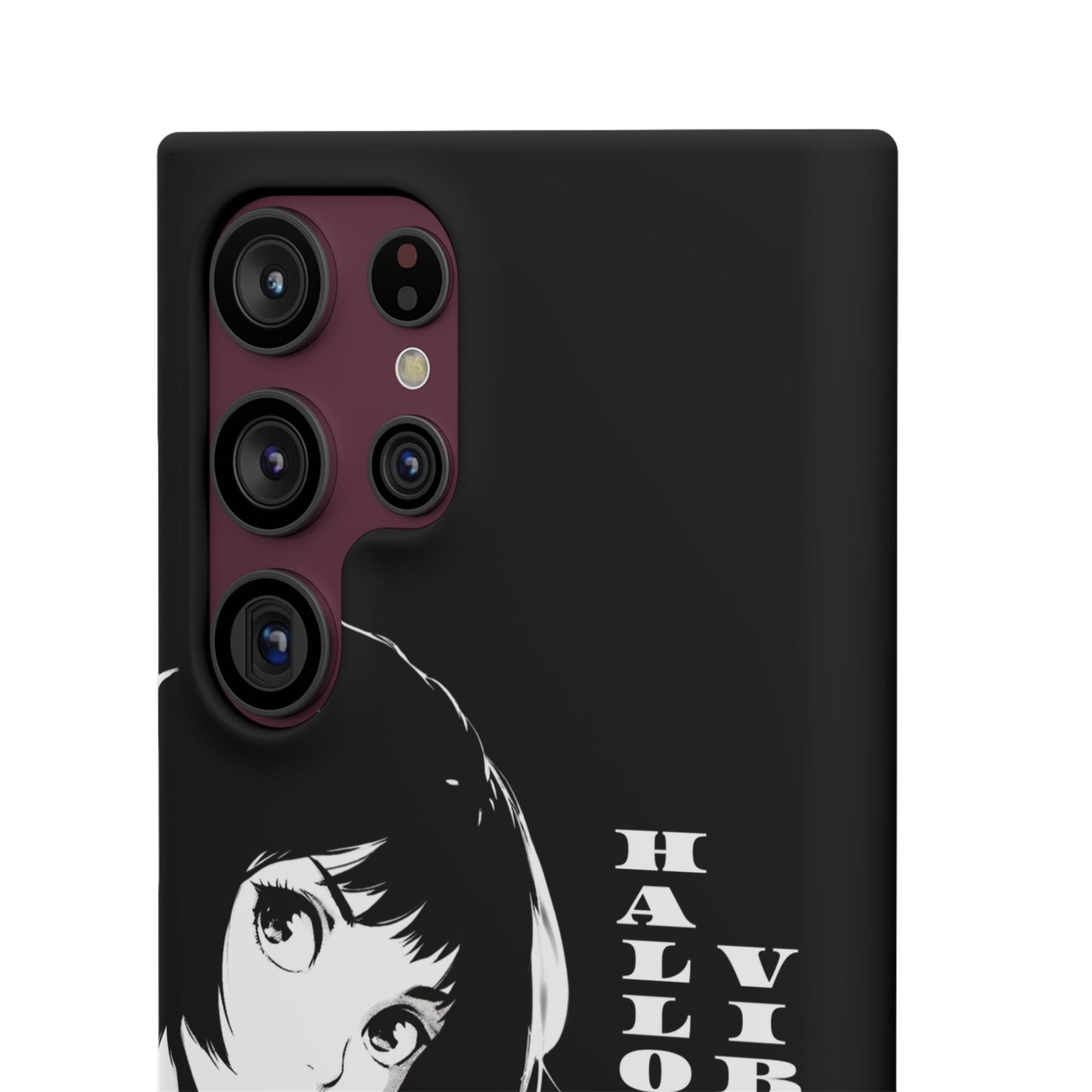 Halloween Vibes Snap Case Black and White Protective Phone Cover for iPhone and Samsung