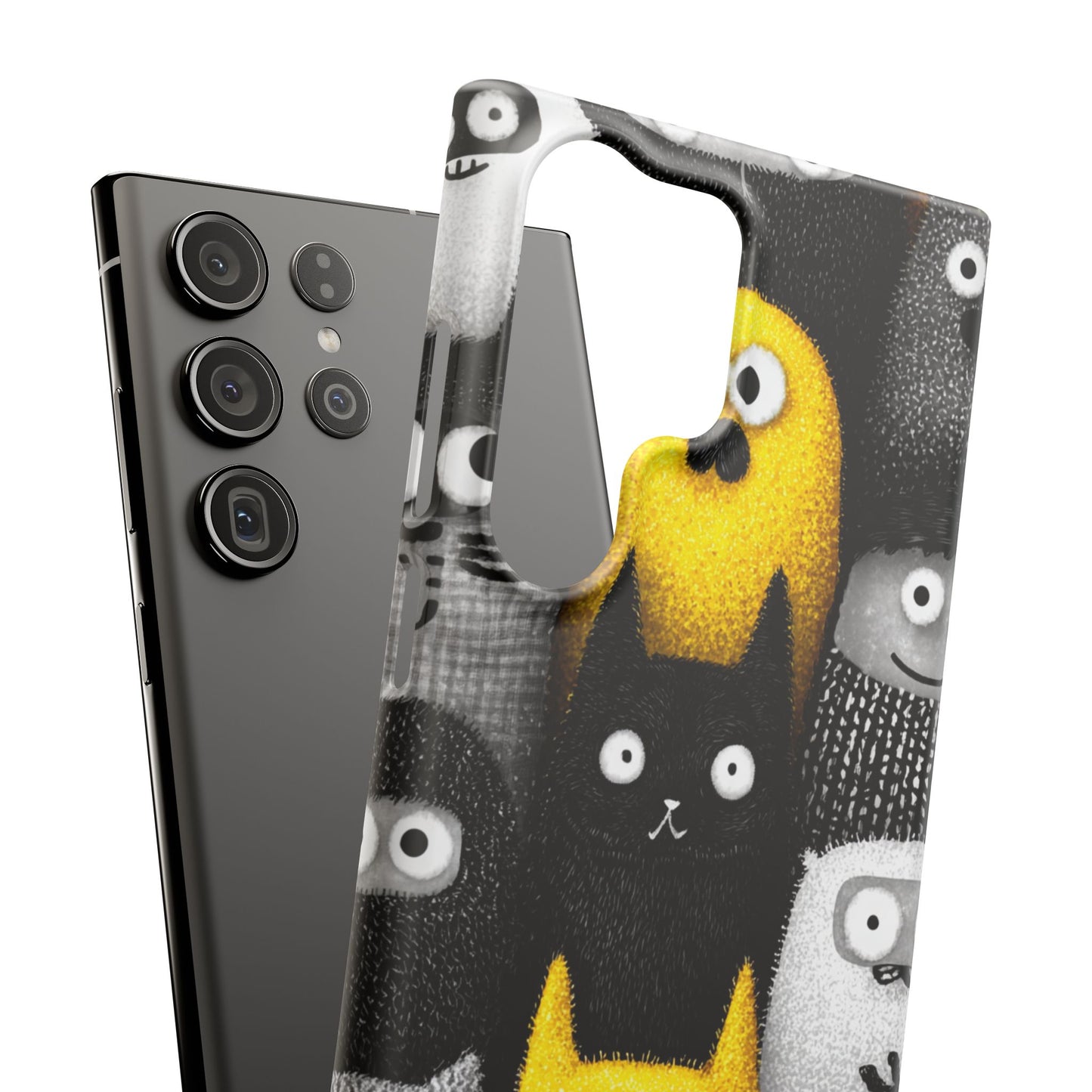 Colorful Character Snap Cases, Cute Phone Cover, Unique Gift for Kids, Fun Accessory, Perfect for Birthdays, Holidays