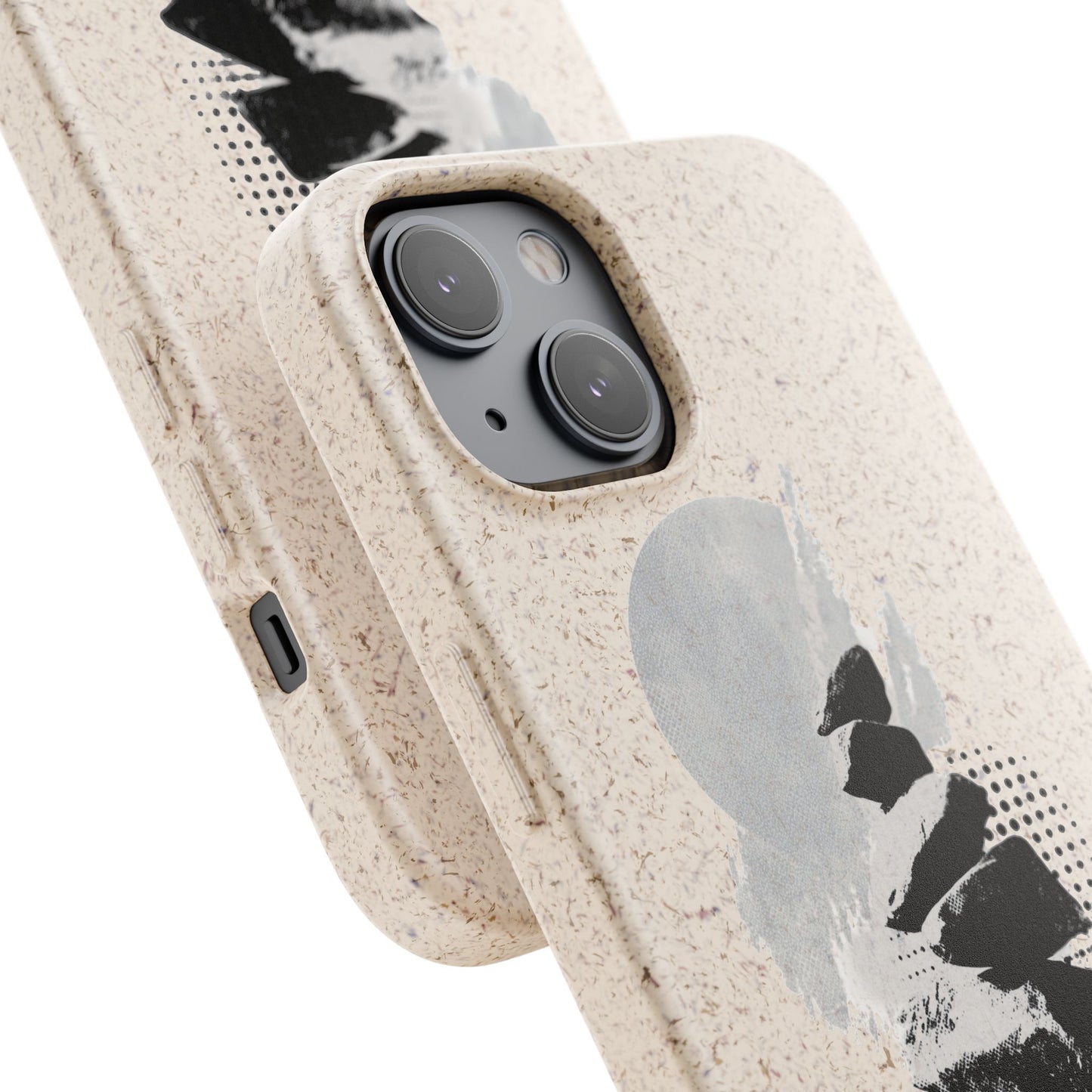 Biodegradable Plastic Free Phone Case Minimalistic Cairn Design Suitable For Iphones And Samsungs