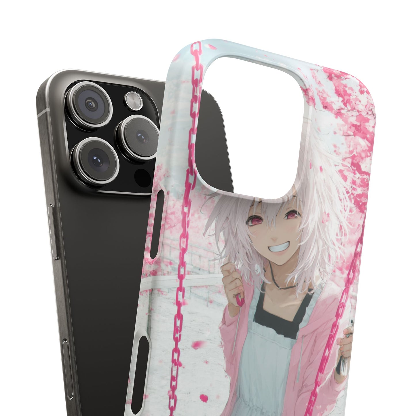 Anime Character Snap Cases for Phone, Cute Aesthetic Phone Cover, Gifts for Otaku, Floral Design, Unique Phone Cases