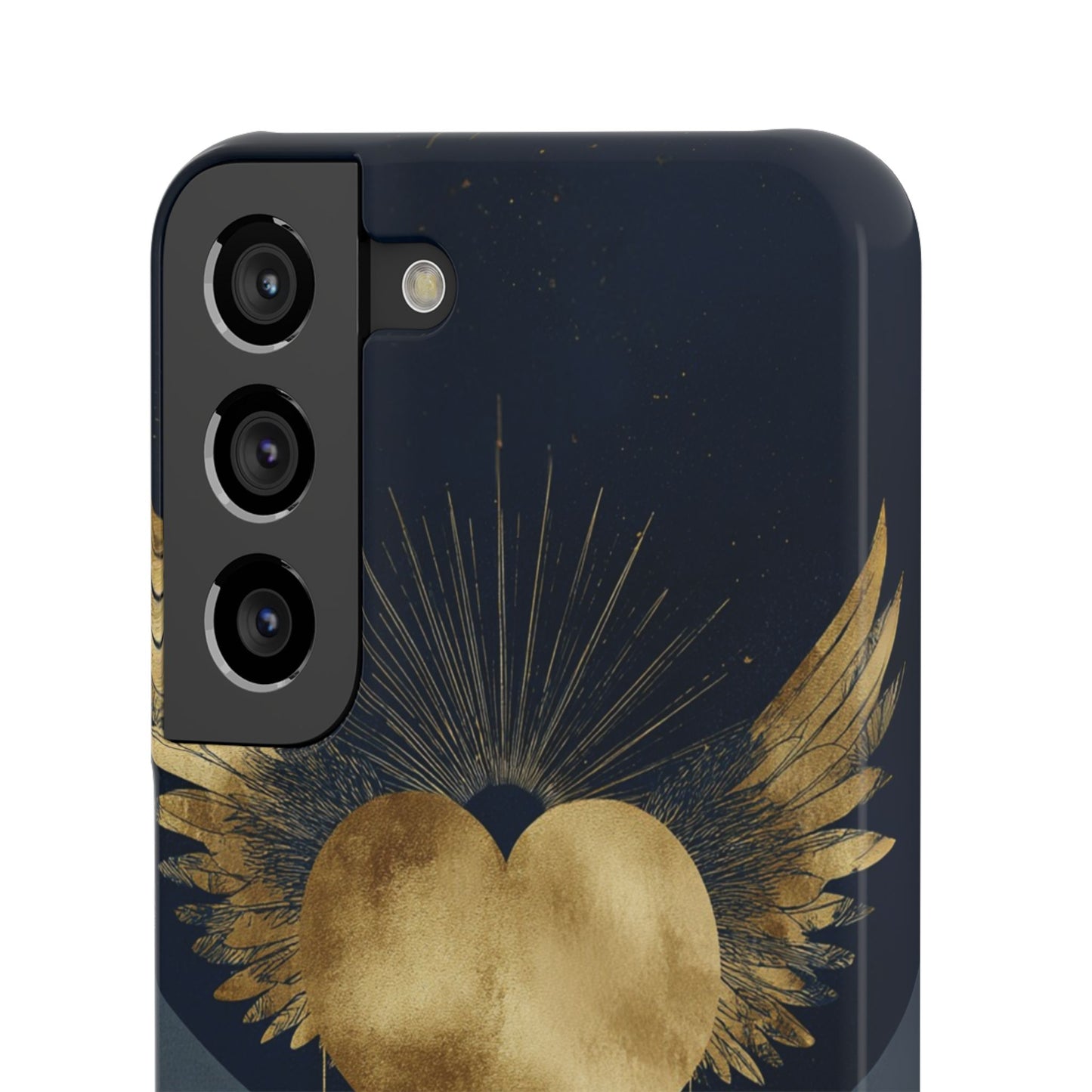 Heart Wing Snap Case, Elegant Phone Cover, Unique Gift, Artistic Accessory, Protective Case for Love and Romance
