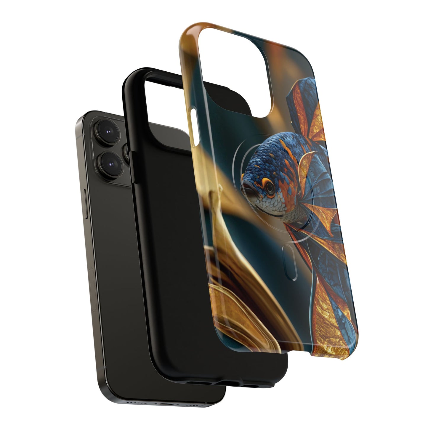 Koi Fish Tough Magnetic Phone Case — Protective Artistic Fish Design