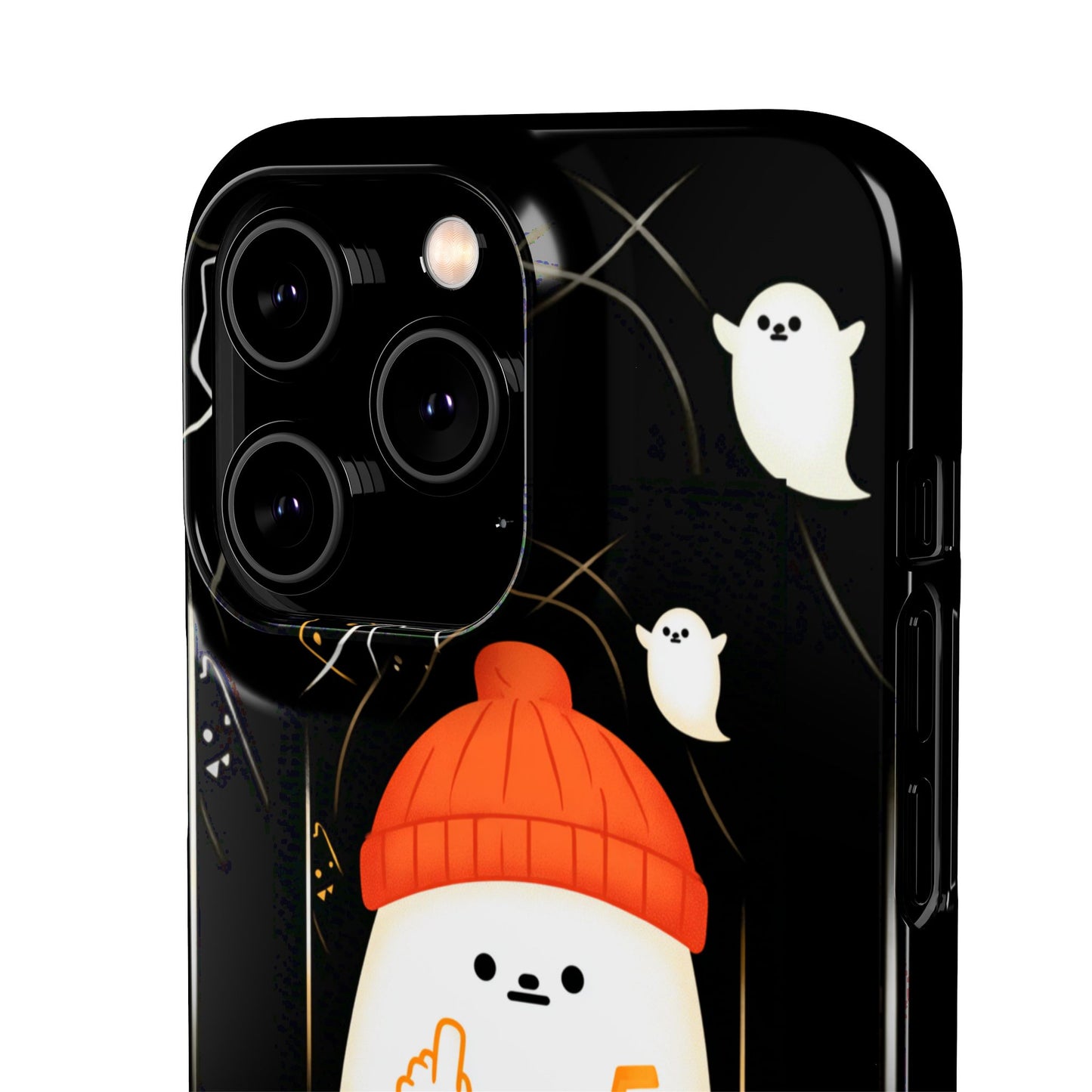 Spook You Halloween Ghost Snap Case Kawaii Protective Phone Cover for iPhone and Samsung