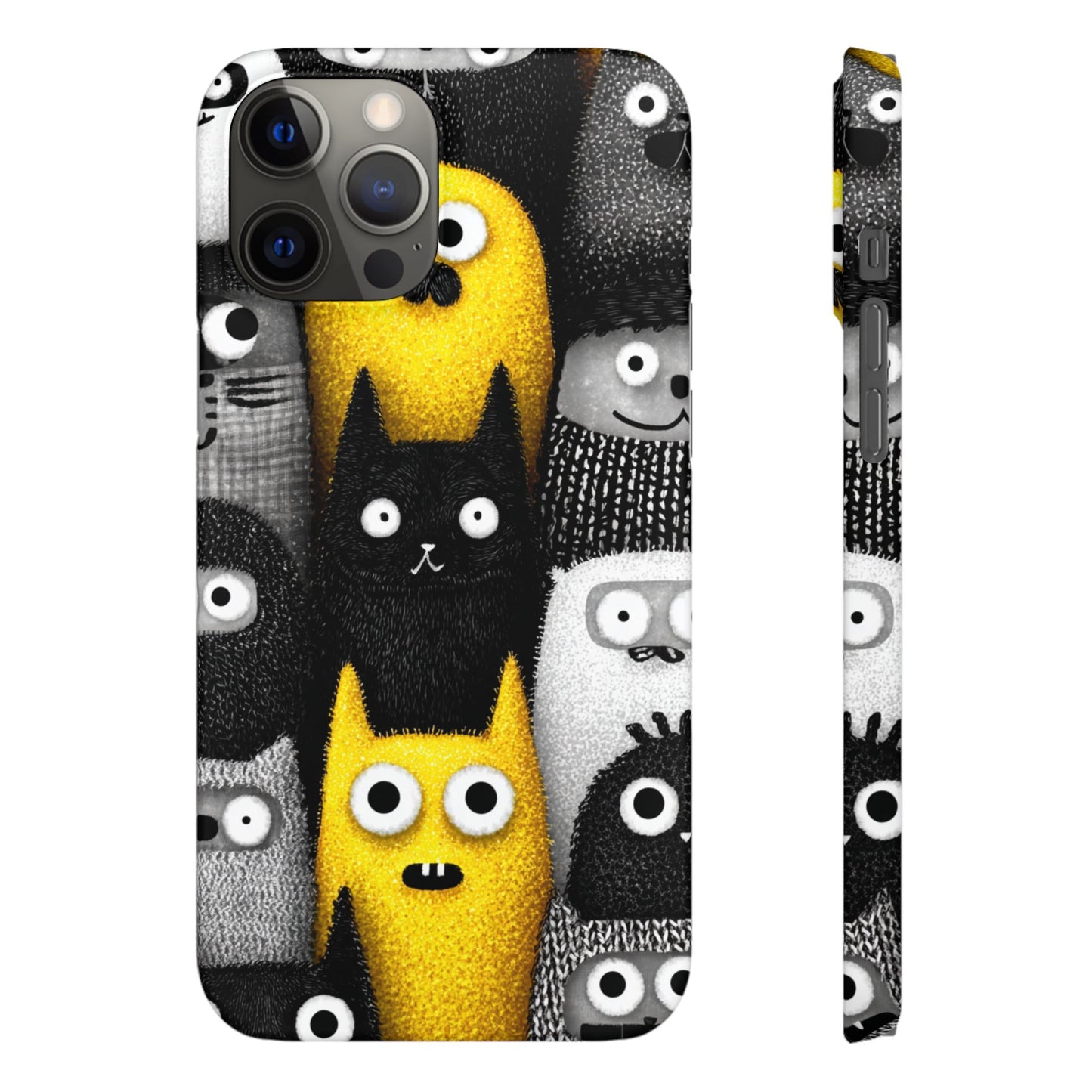 Colorful Character Snap Cases, Cute Phone Cover, Unique Gift for Kids, Fun Accessory, Perfect for Birthdays, Holidays