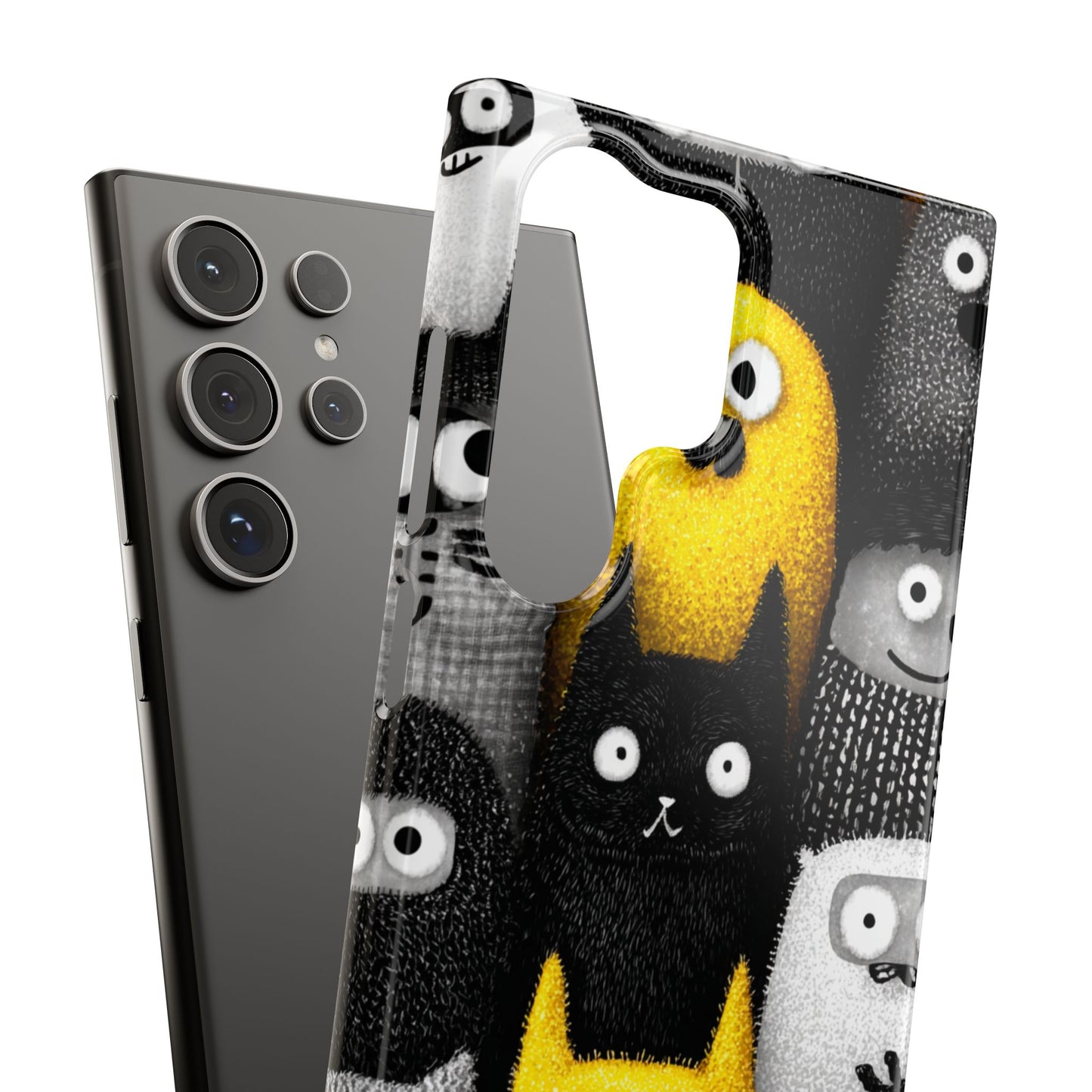 Colorful Character Snap Cases, Cute Phone Cover, Unique Gift for Kids, Fun Accessory, Perfect for Birthdays, Holidays