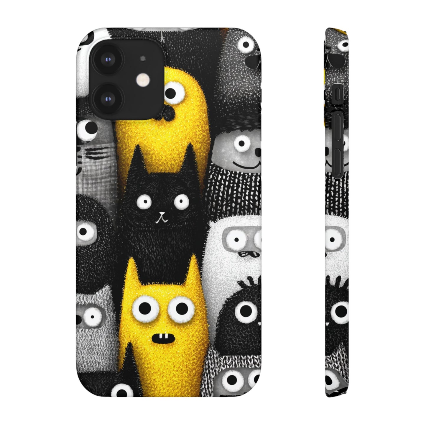 Colorful Character Snap Cases, Cute Phone Cover, Unique Gift for Kids, Fun Accessory, Perfect for Birthdays, Holidays