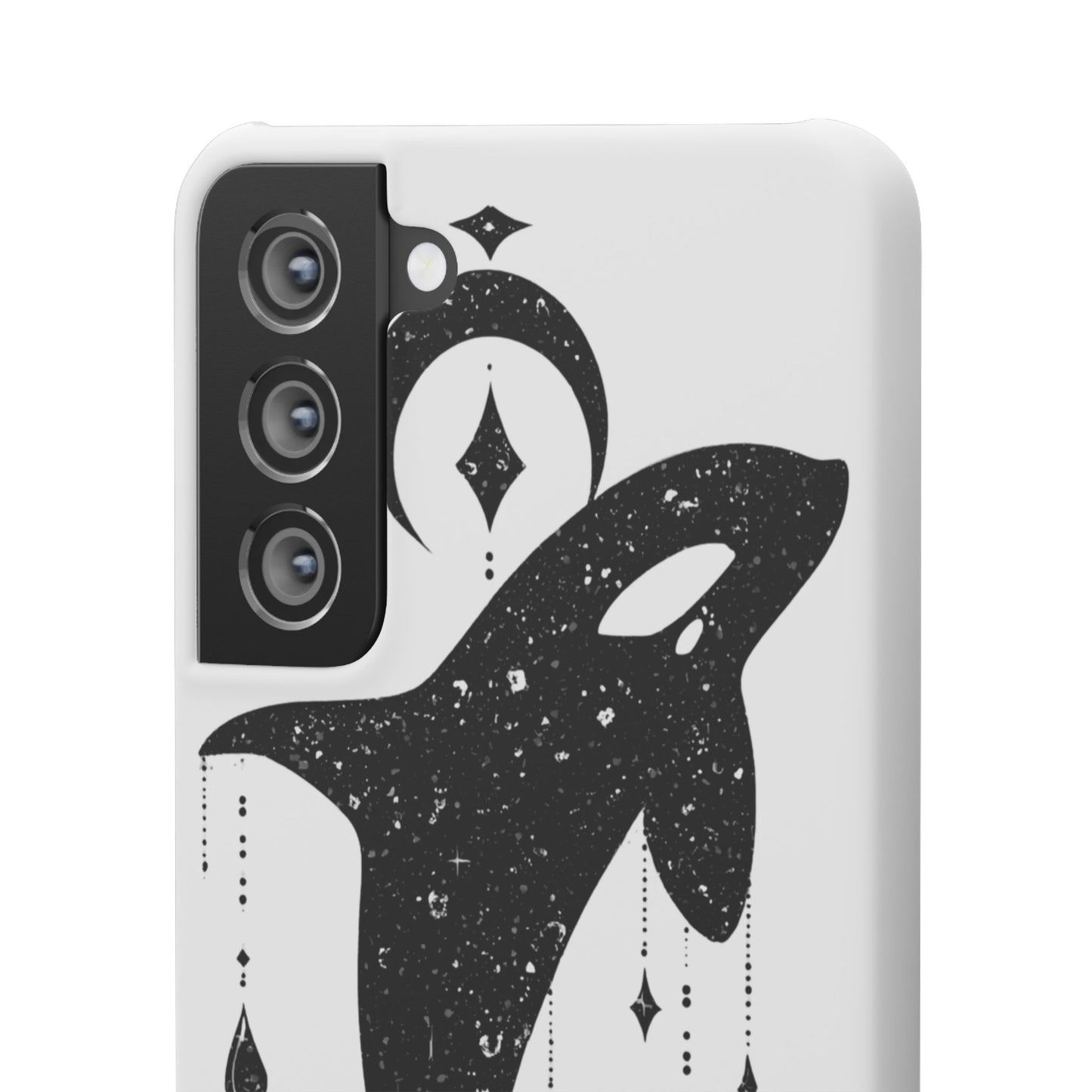 Celestial Orca Snap Case | Phone Cover, Whale Lover Gift, Cosmic Decor, Unique Art, Ocean Vibe