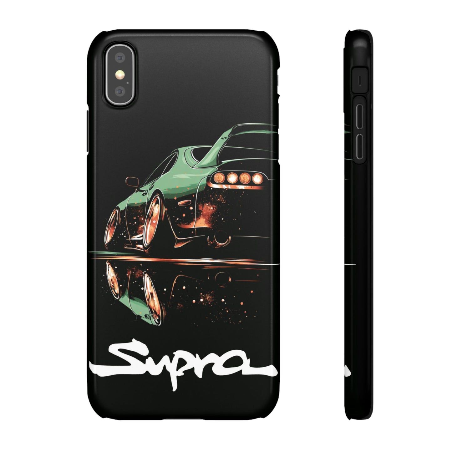 A80 MK4 Green Supra Art Snap Case and Protective Phone Cover For iPhone and Samsung