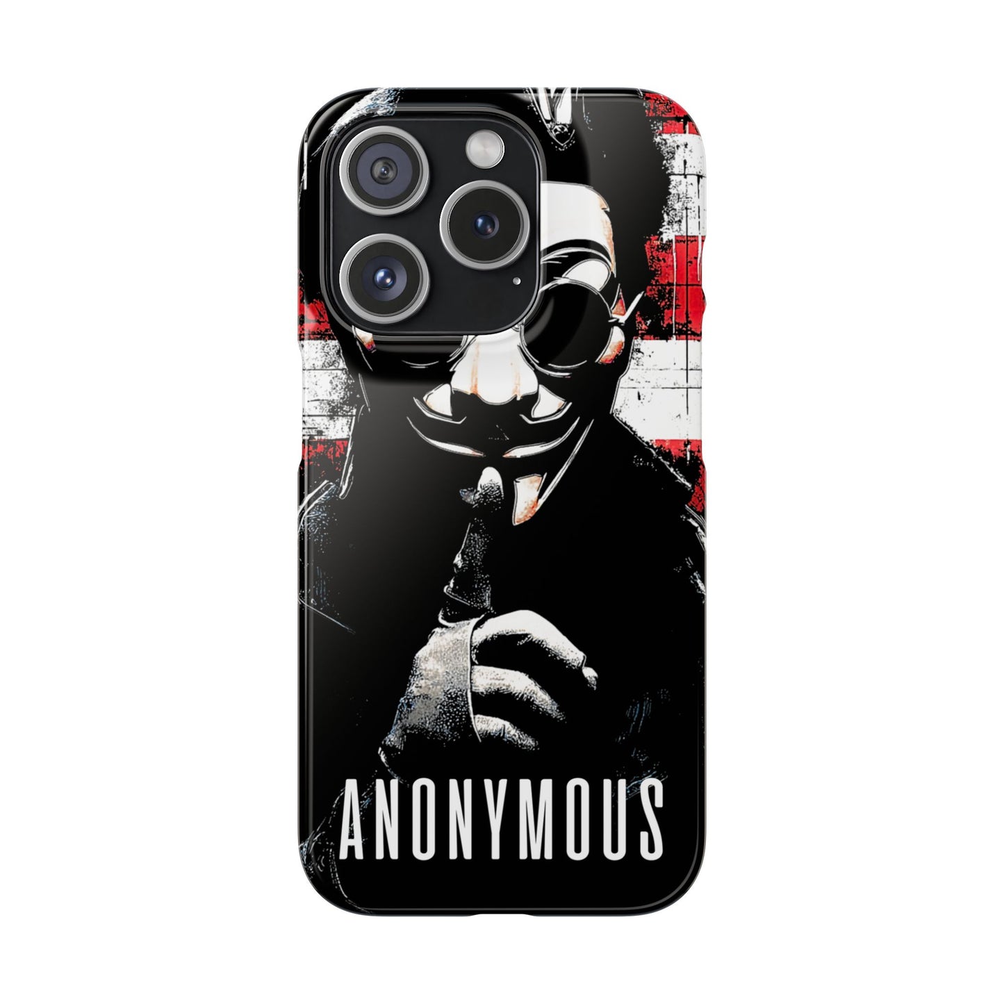 Anonimous & Guy Fawkes Art Snap Case and Protective Phone Cover For iPhone and Samsung