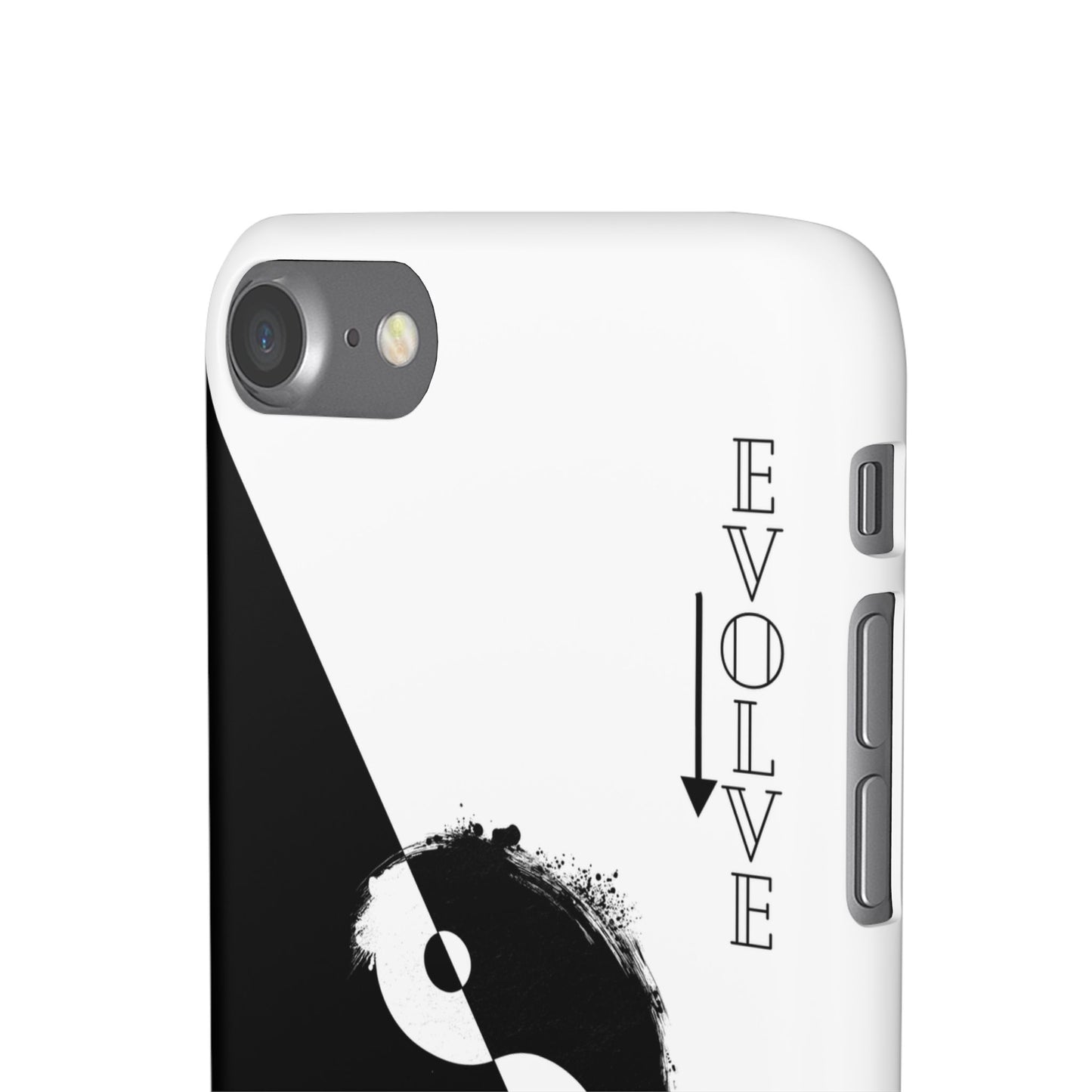 Yin Yang Evolve Black and White Snap Case Cover for iPhone and Samsung
