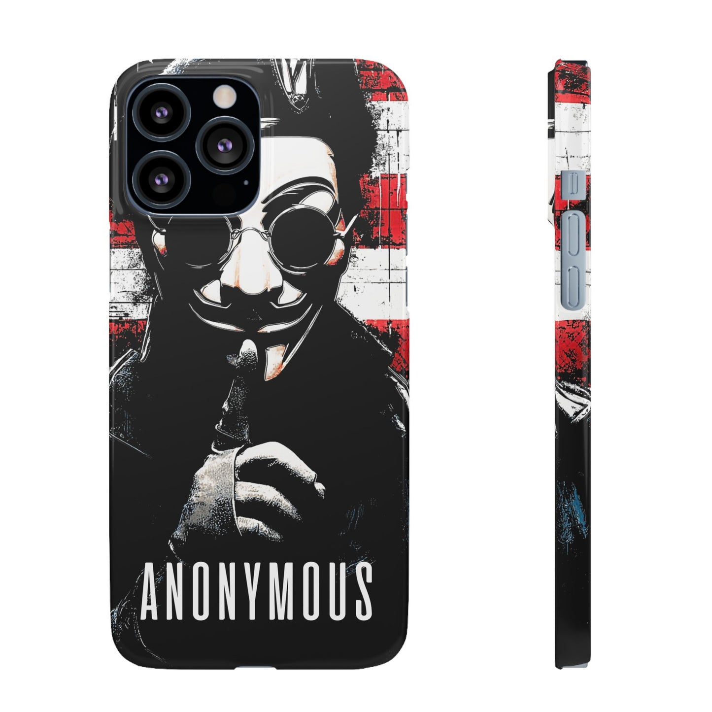 Anonimous & Guy Fawkes Art Snap Case and Protective Phone Cover For iPhone and Samsung