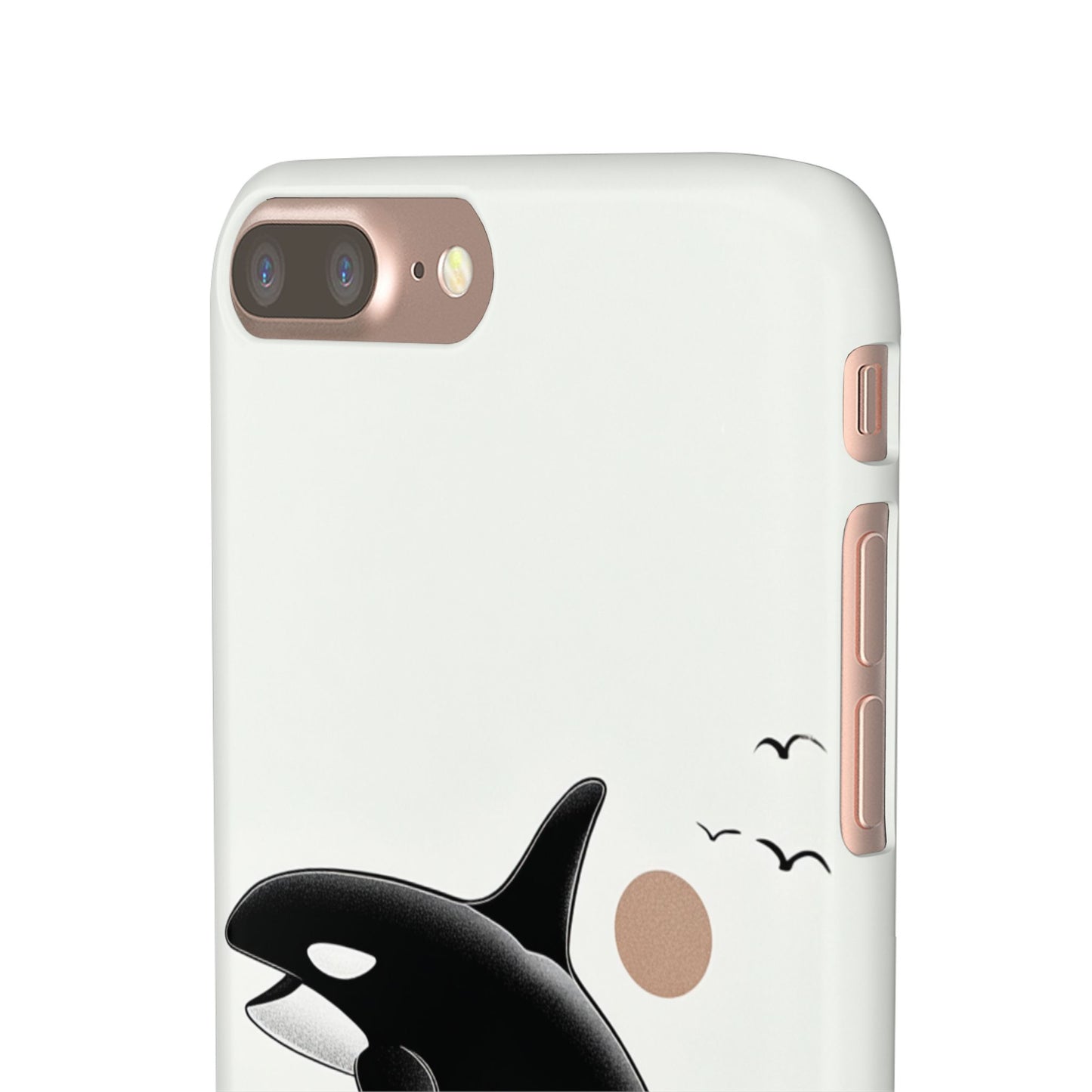 Whale Splash Phone Case | Ocean Lover Gift, Marine Art, Snap Cases, Cute Whale Design, Custom Phone Accessories