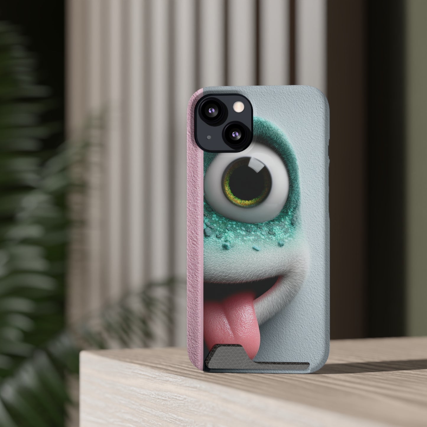 Funky Card Holder Phone Case - Whimsical Design, Cute Gift, Unique Accessories, Fun Mobile Cover, Stylish Phone Protection