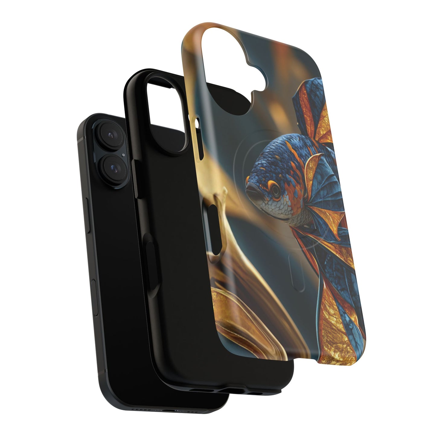 Koi Fish Tough Magnetic Phone Case — Protective Artistic Fish Design