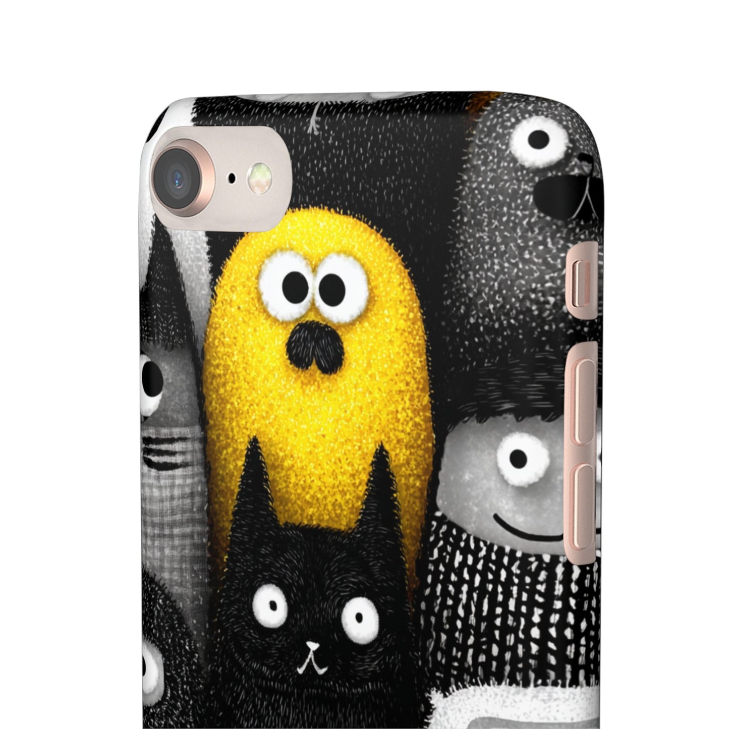 Colorful Character Snap Cases, Cute Phone Cover, Unique Gift for Kids, Fun Accessory, Perfect for Birthdays, Holidays