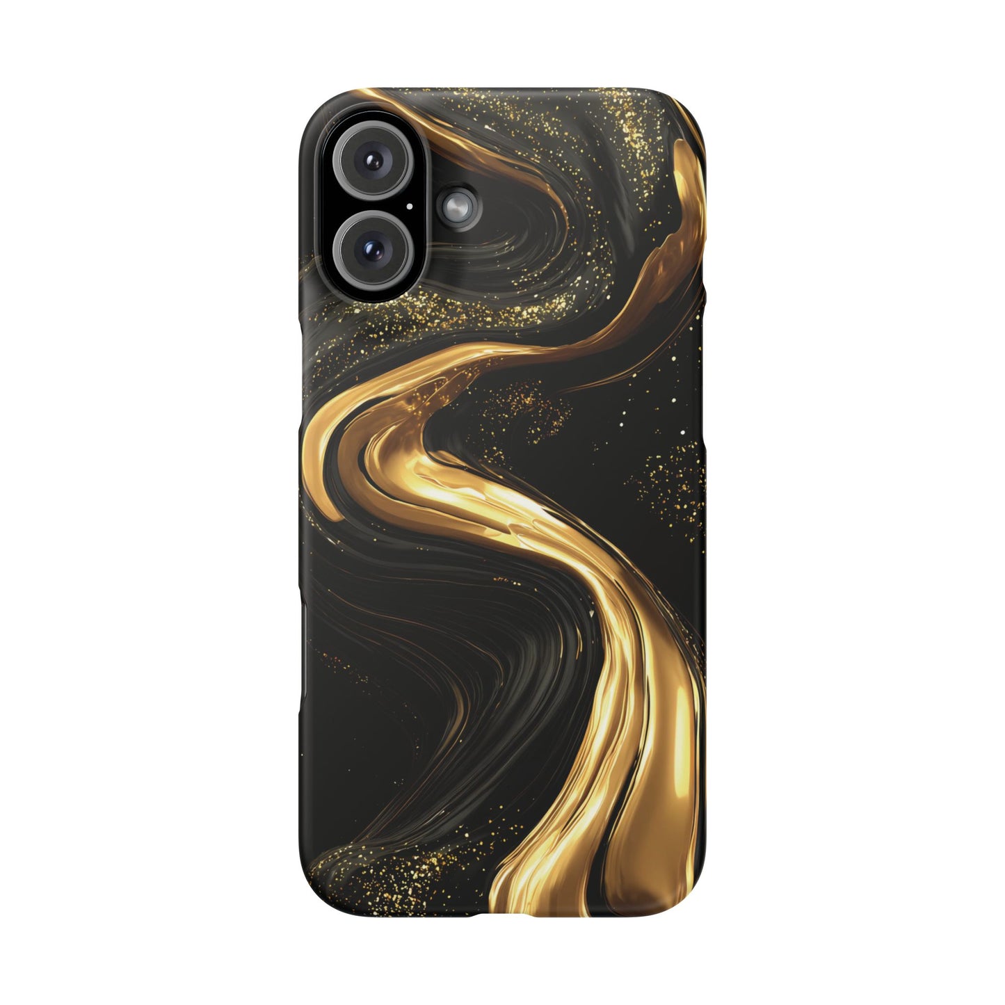 Elegant Gold Swirl Snap Case - Stylish Phone Cover, Modern Accessory, Gift for Her, Luxe Phone Case, Trendy Decor