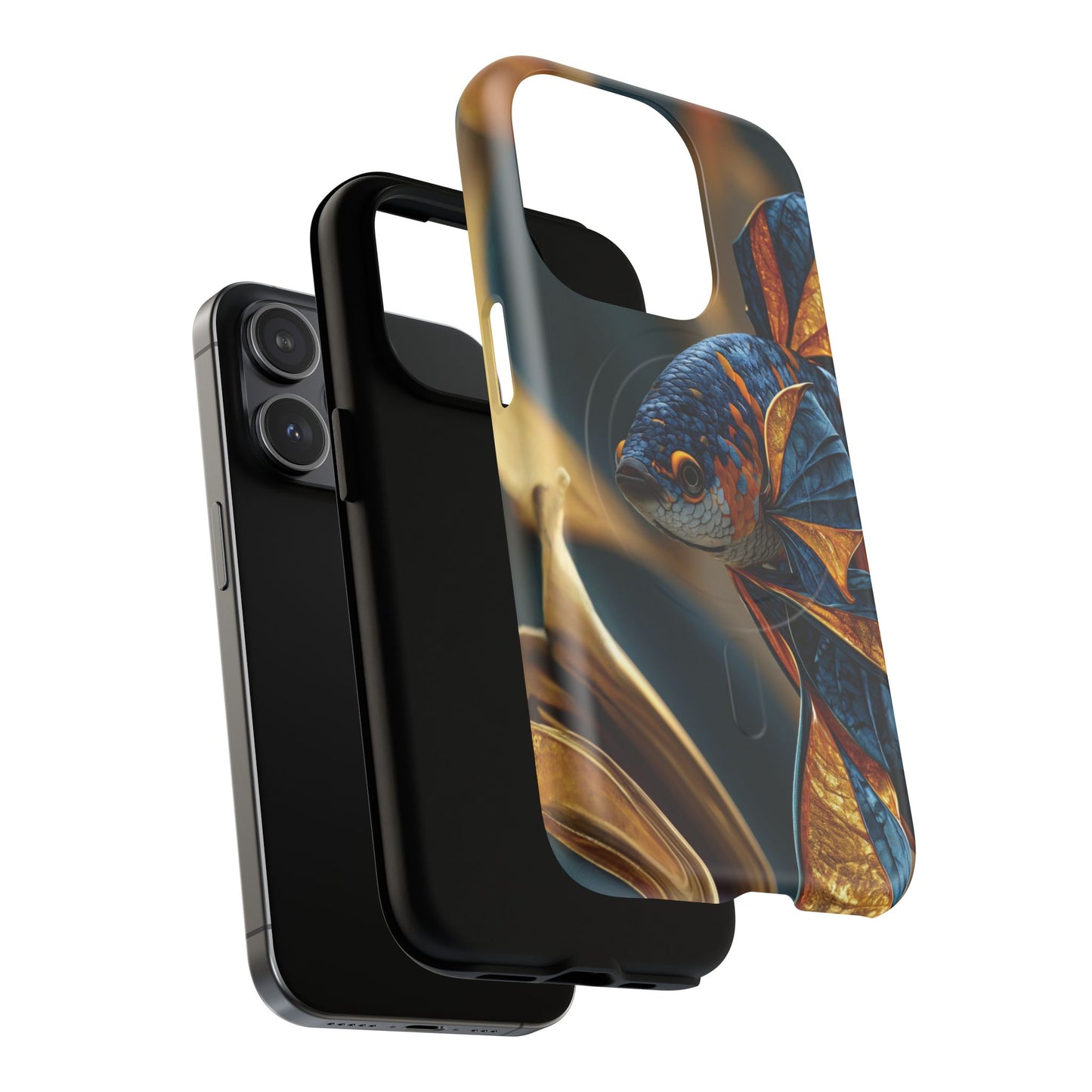 Koi Fish Tough Magnetic Phone Case — Protective Artistic Fish Design